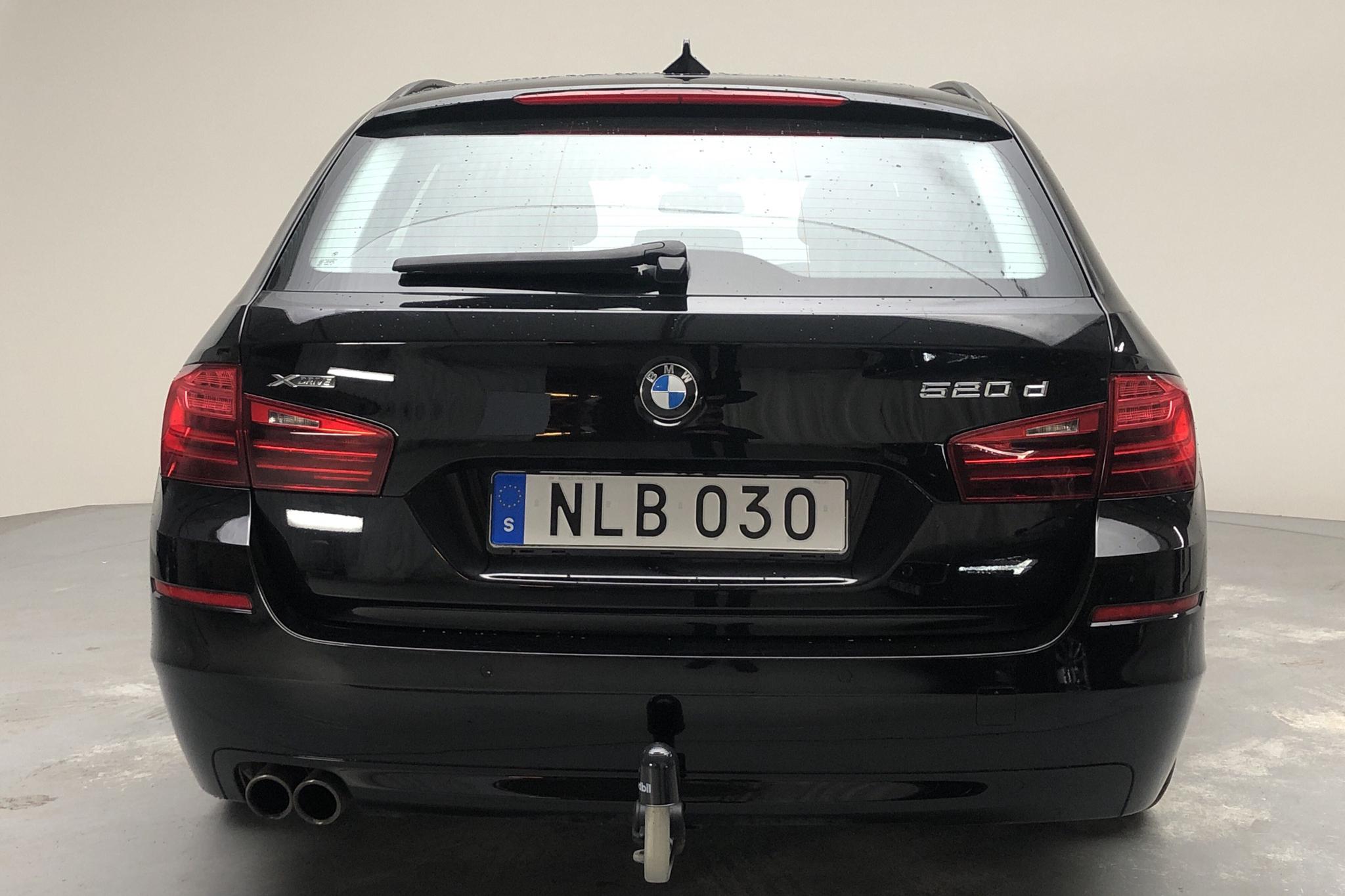BMW 520d xDrive Touring, F11 (190hk) - 134 650 km - Automatic - black - 2017