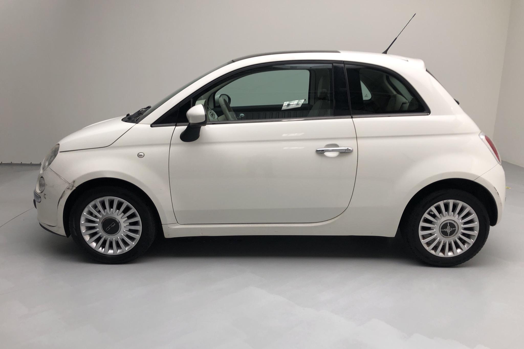 Fiat 500 1.2 (69hk) - 9 619 mil - Manuell - vit - 2010