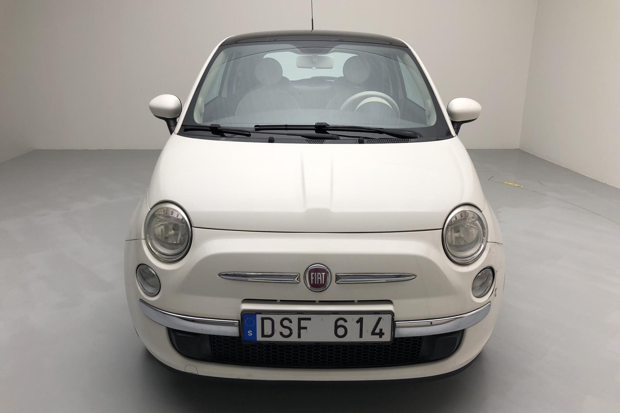 Fiat 500 1.2 (69hk) - 96 190 km - Manual - white - 2010