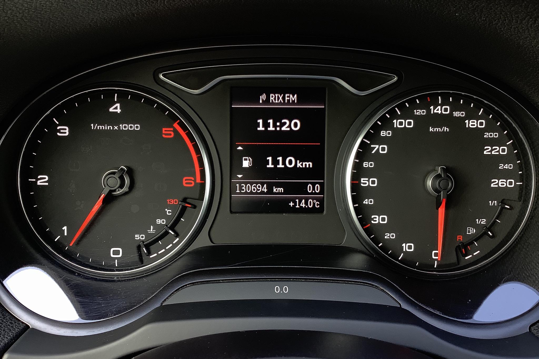 Audi A3 2.0 TDI Sportback quattro (150hk) - 13 070 mil - Manuell - röd - 2015
