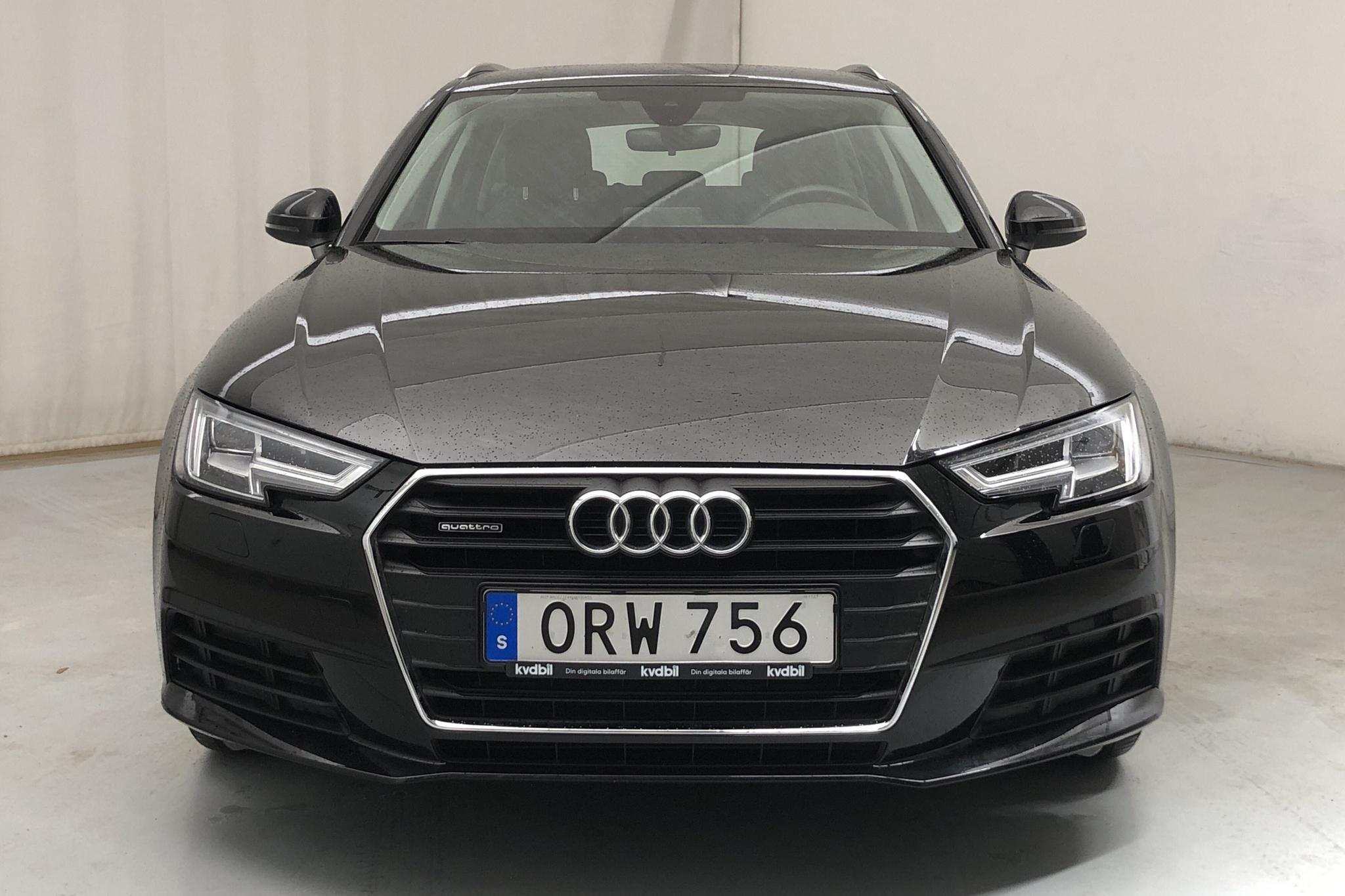 Audi A4 2.0 TDI Avant quattro (190hk) - 54 610 km - Automatic - black - 2017