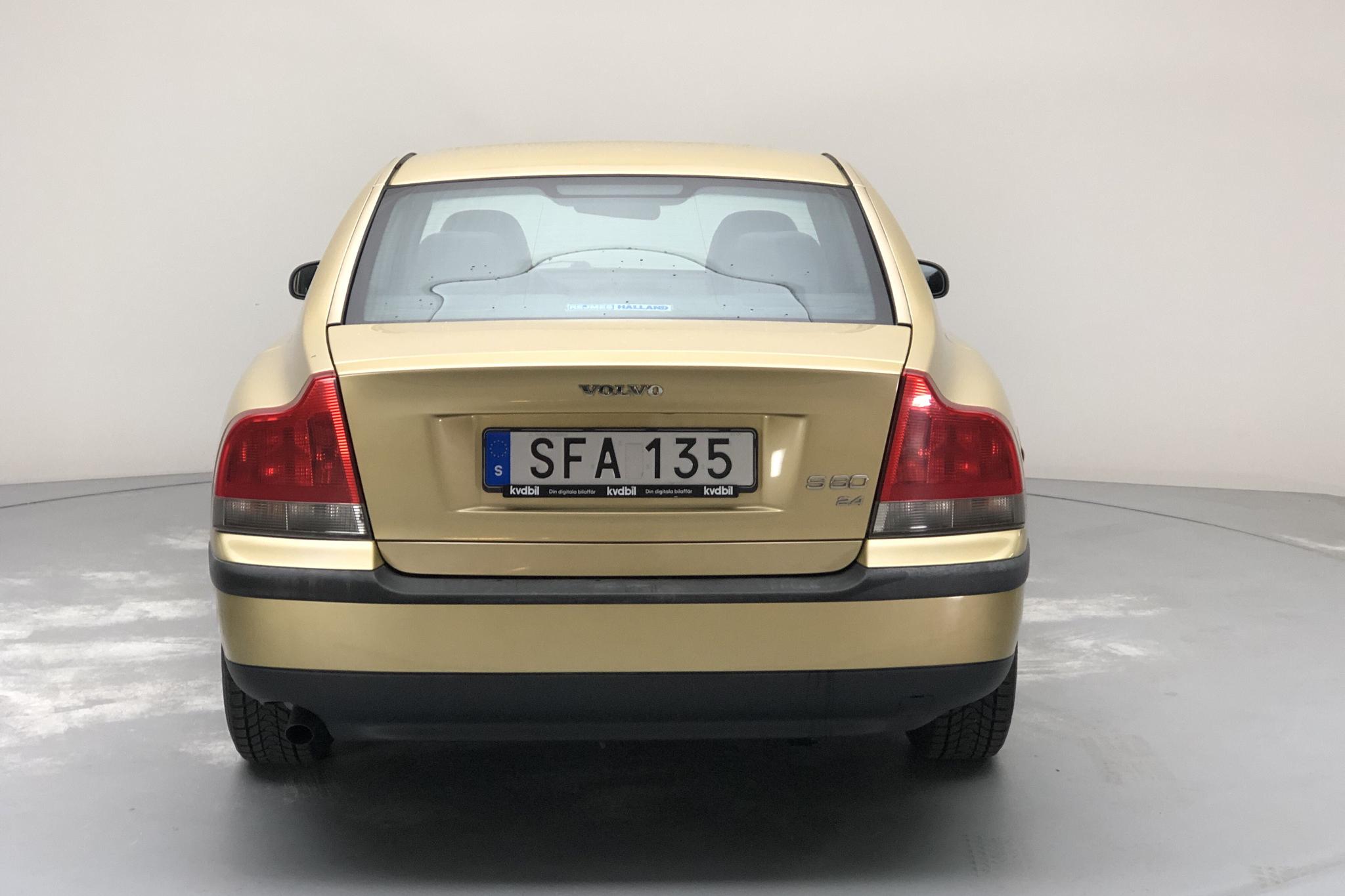 Volvo S60 2.4 (170hk) - 228 880 km - Manual - yellow - 2001