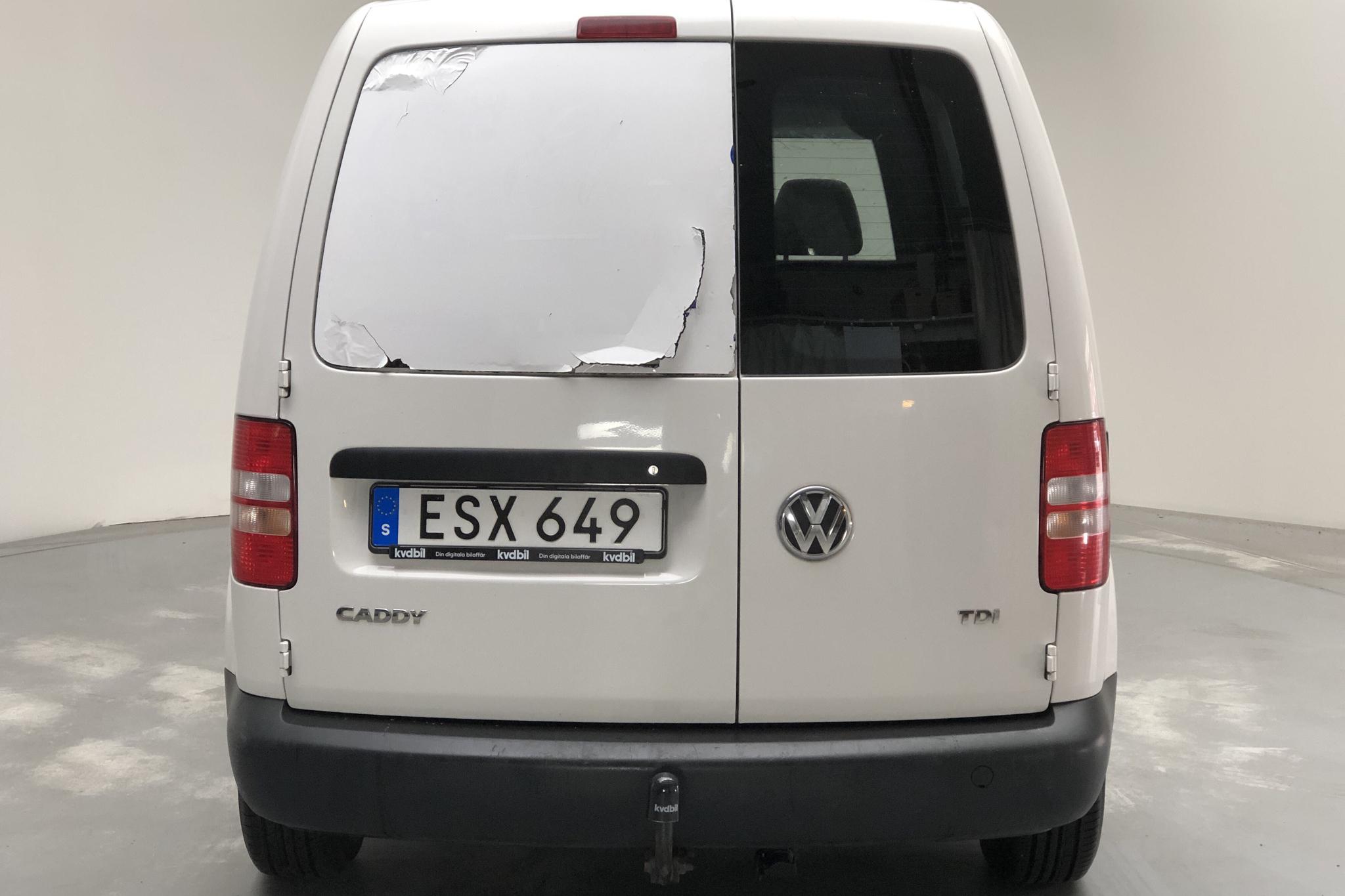 VW Caddy 1.6 TDI Skåp (75hk) - 6 184 mil - Manuell - vit - 2015