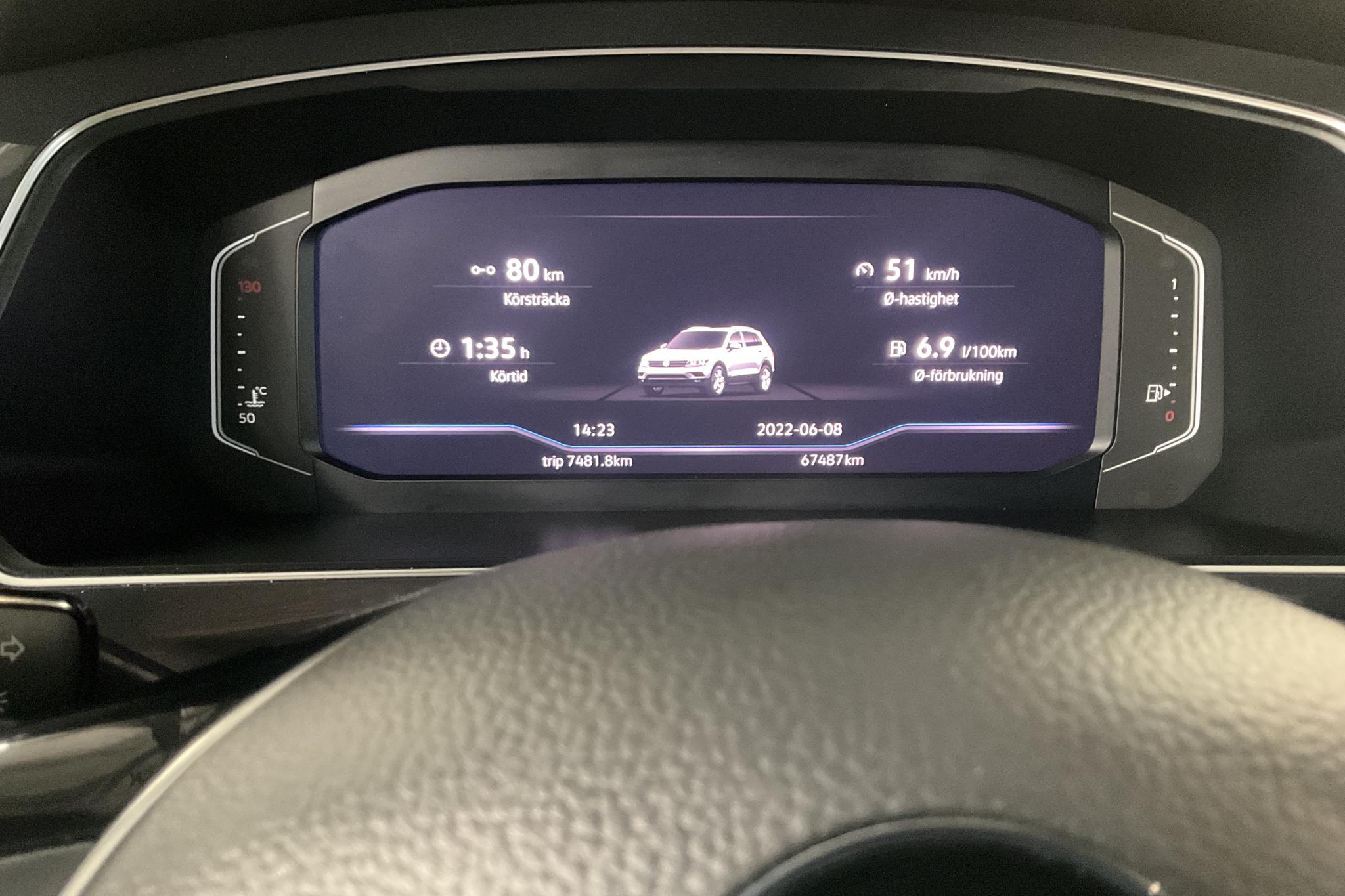 VW Tiguan 2.0 TDI 4MOTION (190hk) - 6 749 mil - Automat - vit - 2019
