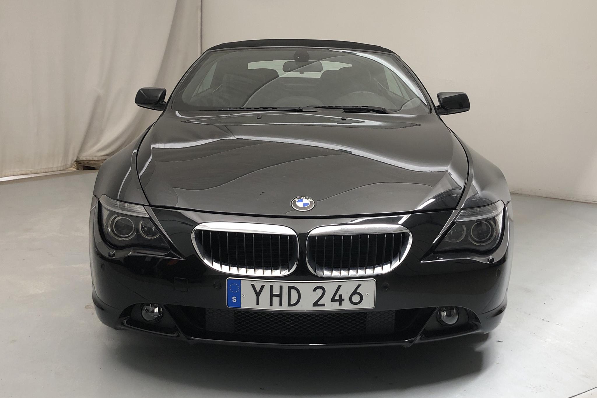 BMW 630i Cabriolet, E63 (258hk) - 181 780 km - Automatic - black - 2007