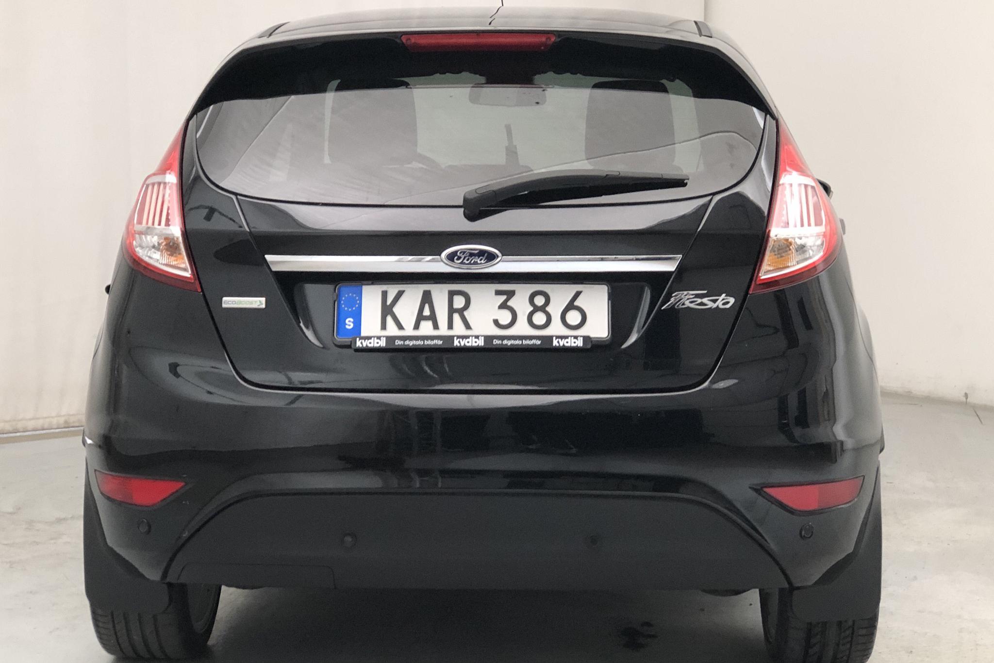 Ford Fiesta 1.0T EcoBoost 5dr (100hk) - 82 180 km - Automatic - black - 2016