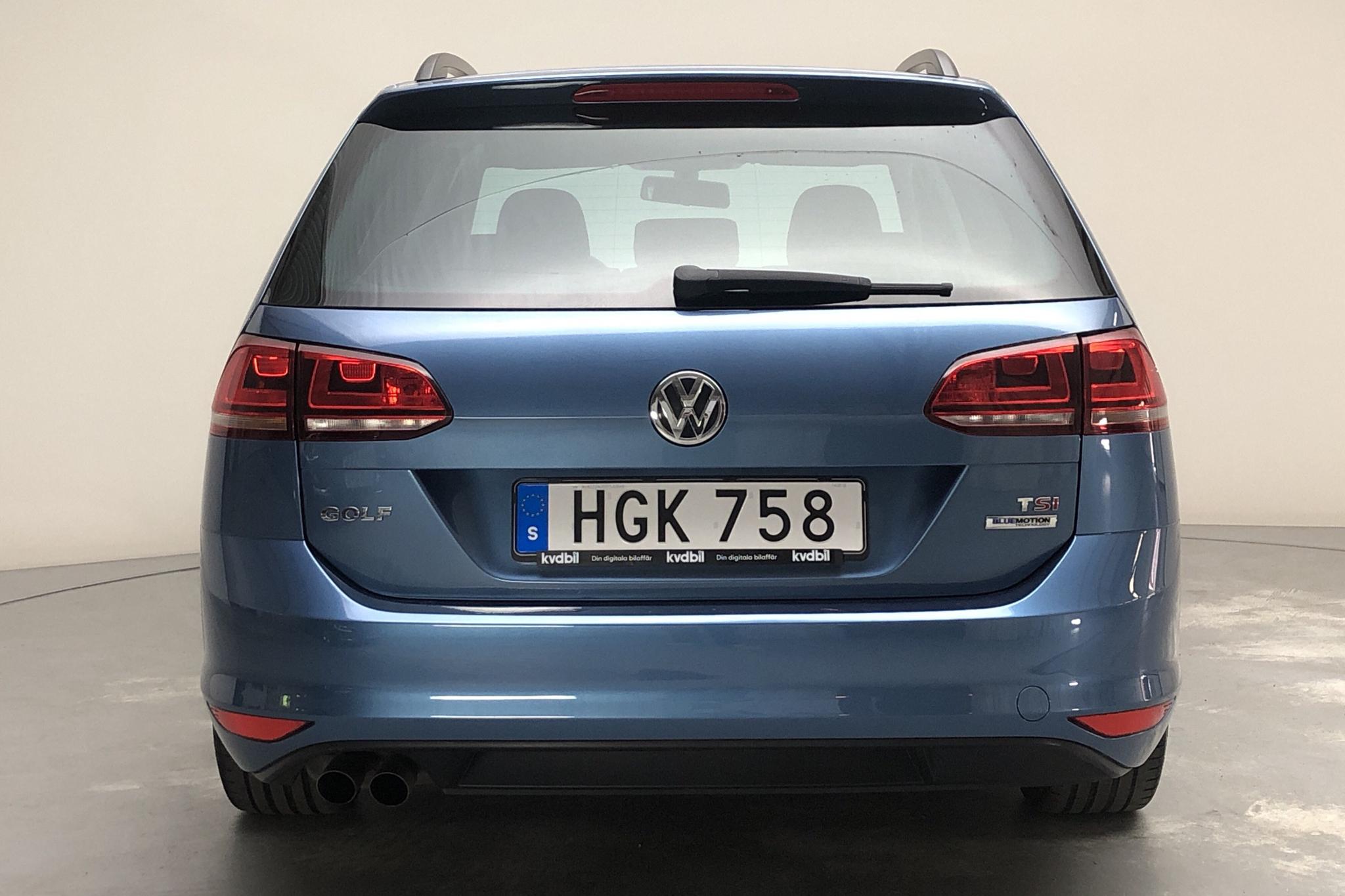 VW Golf VII 1.4 TSI Sportscombi (140hk) - 107 730 km - Manual - blue - 2015
