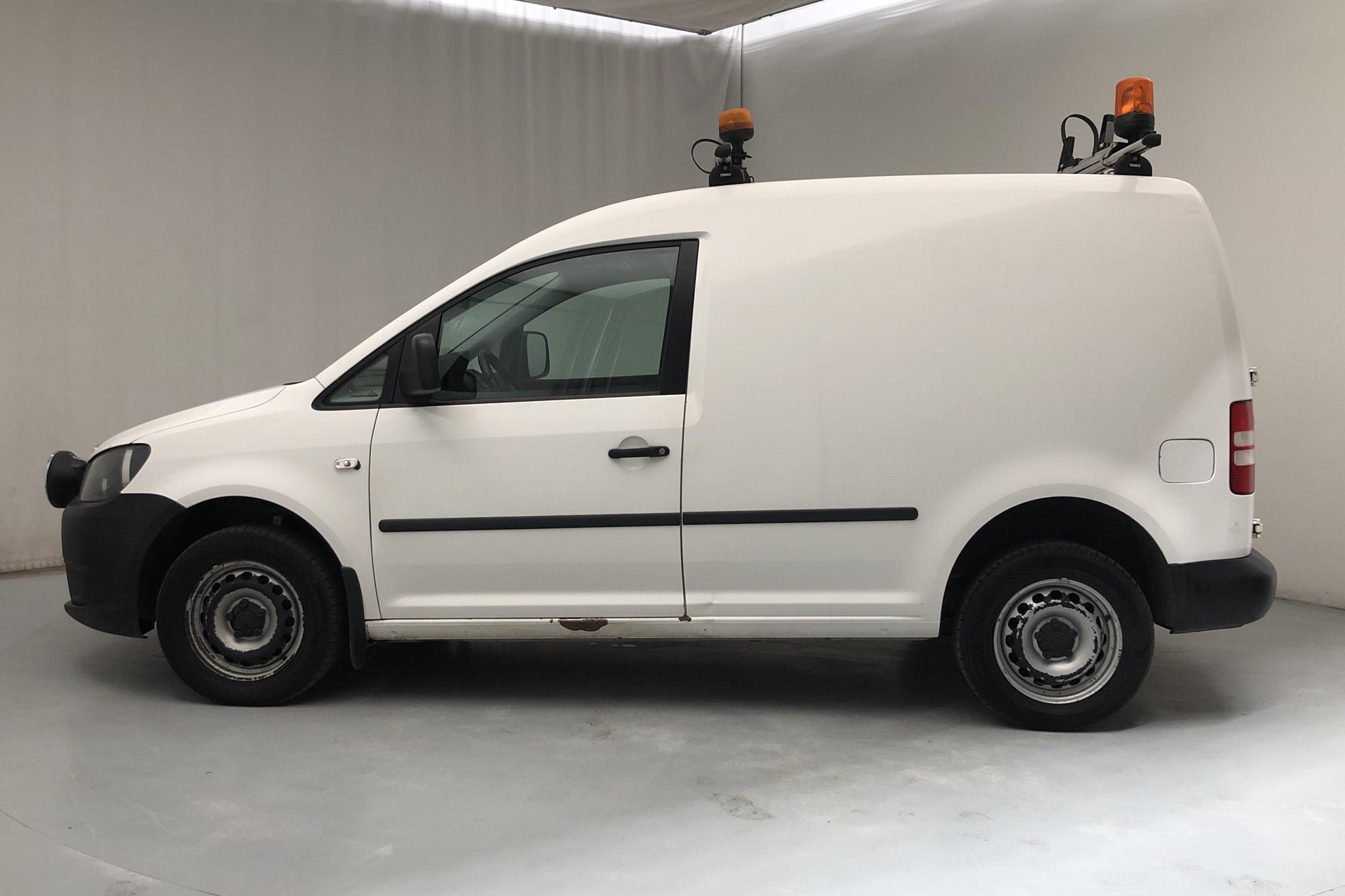 VW Caddy 2.0 TDI Skåp 4-motion (110hk) - 326 530 km - Manual - white - 2015