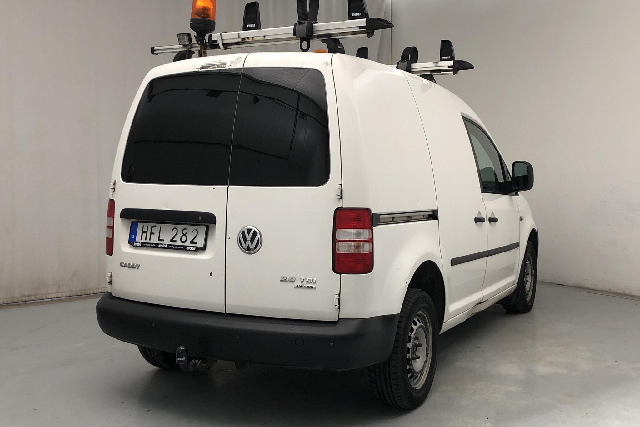 VW Caddy 2.0 TDI Skåp 4-motion (110hk) - 32 653 mil - Manuell - vit - 2015