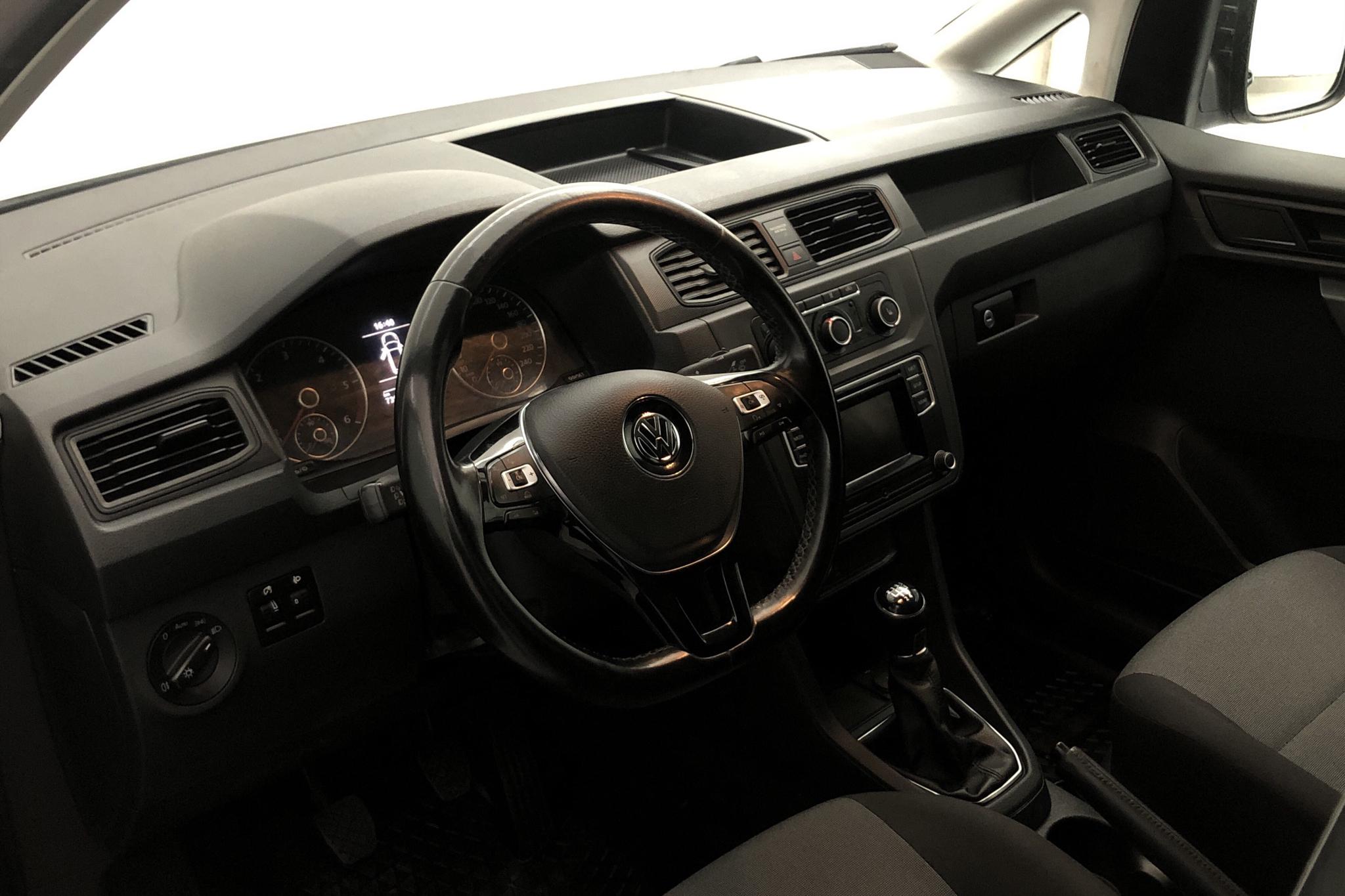 VW Caddy 2.0 TDI Skåp (75hk) - 7 399 mil - Manuell - vit - 2016