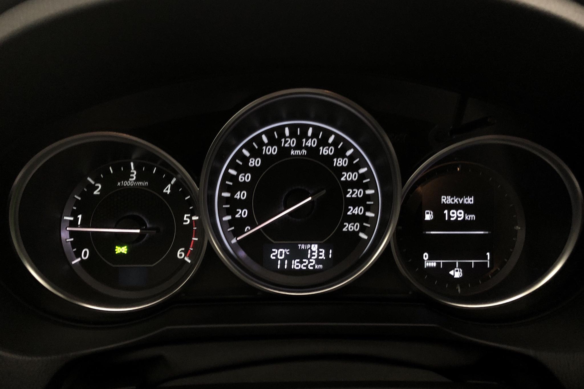 Mazda 6 2.2 DE Kombi (150hk) - 111 620 km - Manual - black - 2013