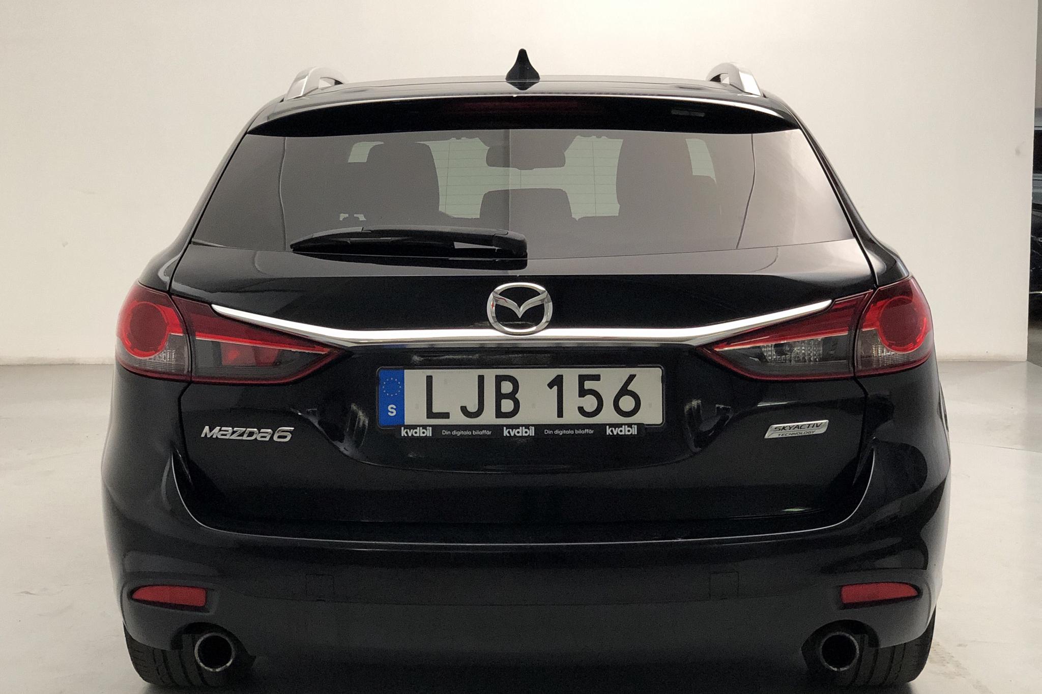 Mazda 6 2.2 DE Kombi (150hk) - 11 162 mil - Manuell - svart - 2013