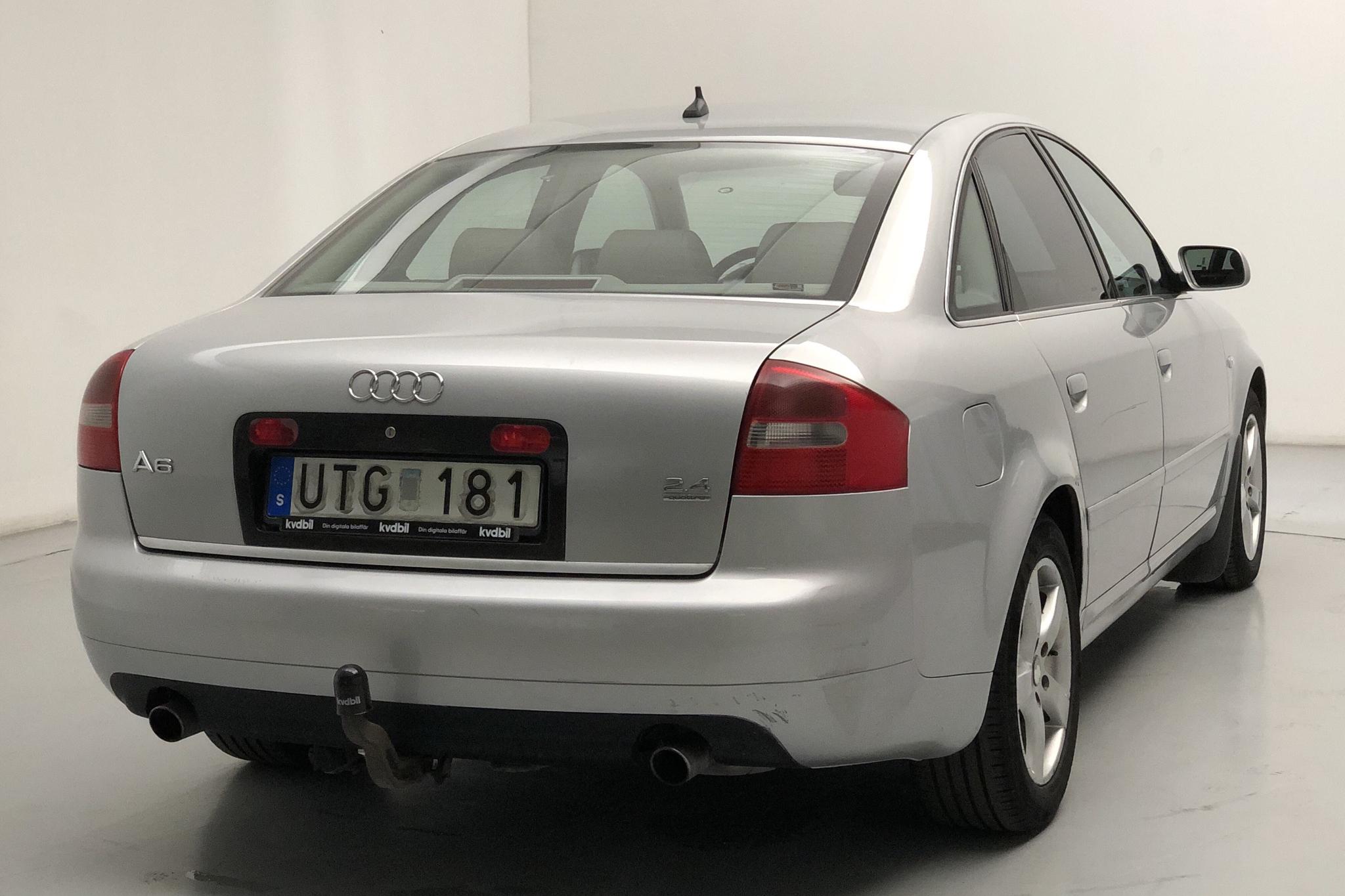 Audi A6 2.4 quattro (170hk) - 183 770 km - Automatic - silver - 2004