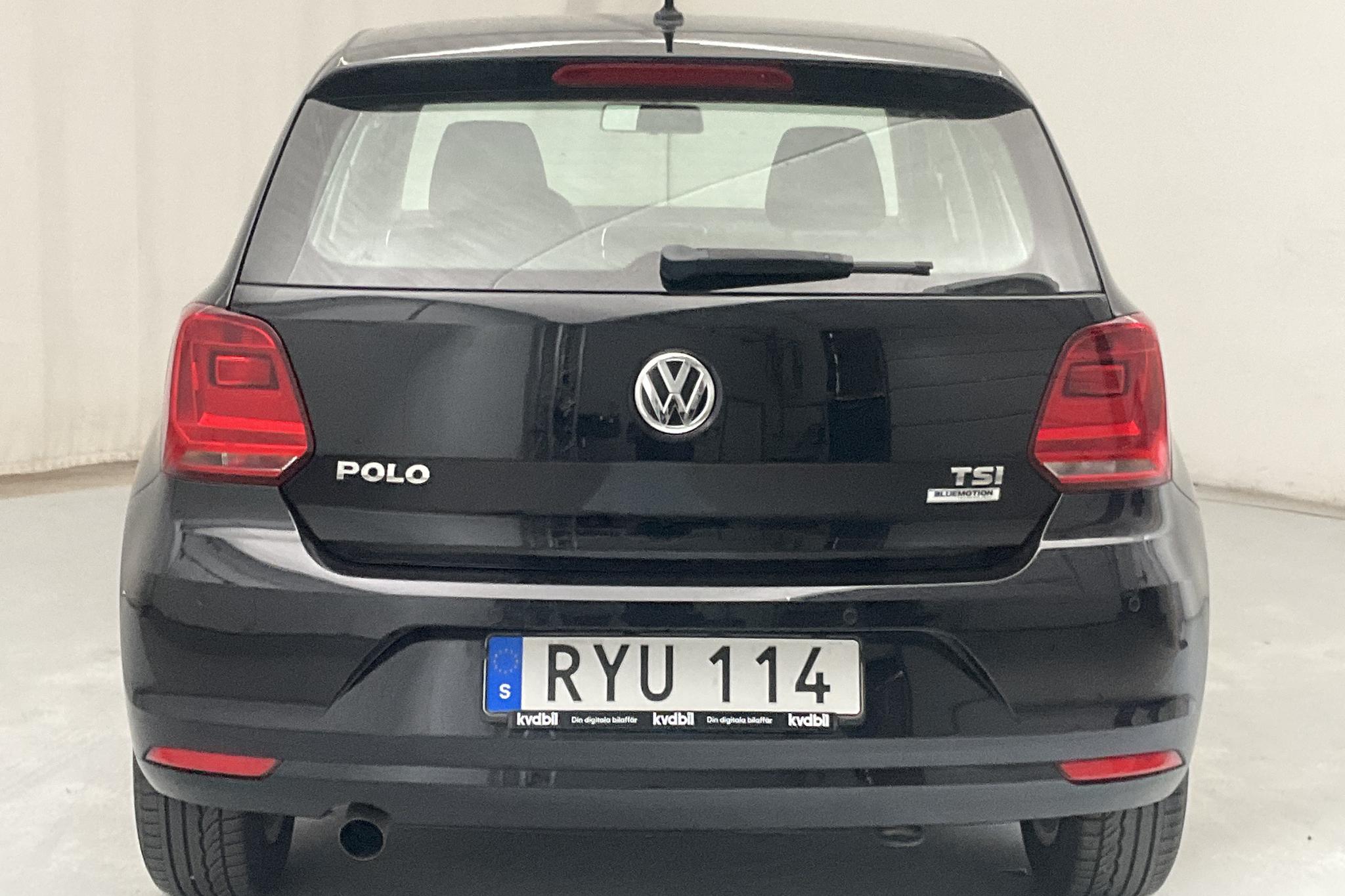 VW Polo 1.2 TSI 5dr (90hk) - 45 490 km - Automatic - black - 2016
