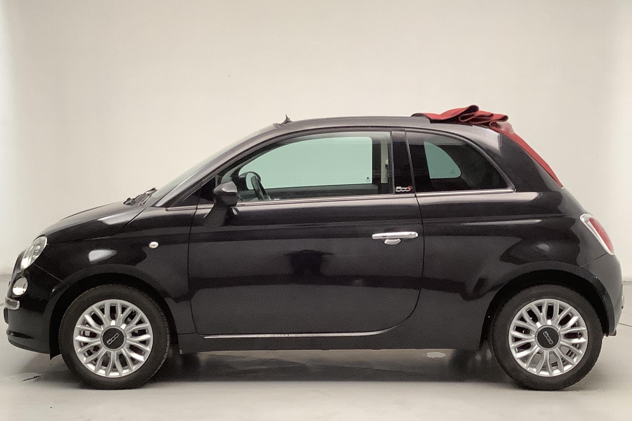 Fiat 500C 1.2 (69hk) - 121 580 km - Manual - black - 2014