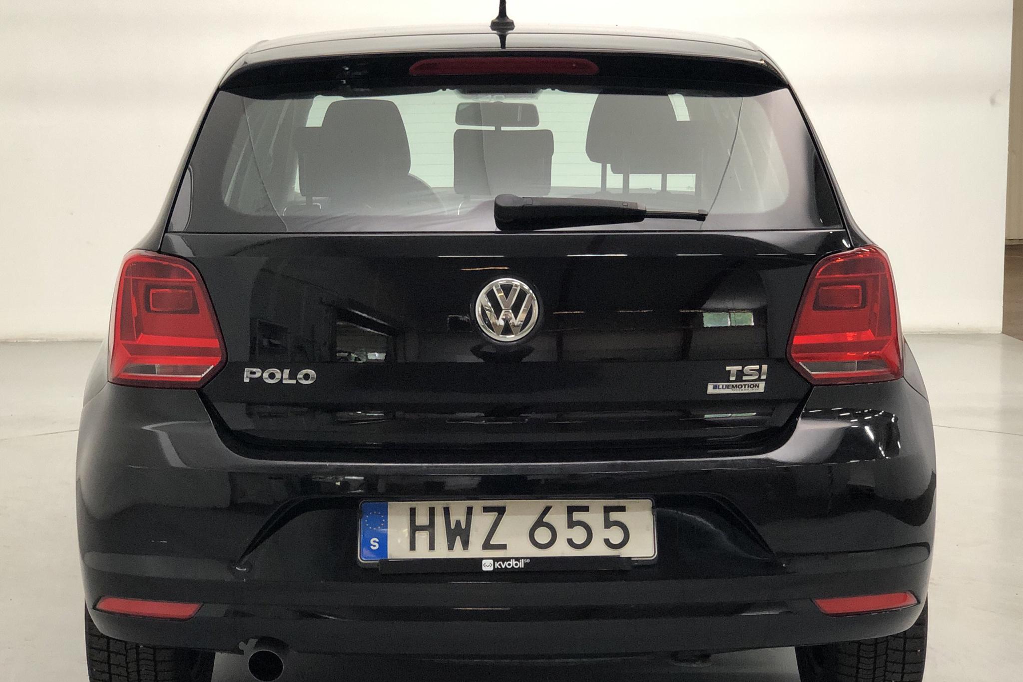 VW Polo 1.2 TSI 5dr (90hk) - 73 770 km - Manual - black - 2016
