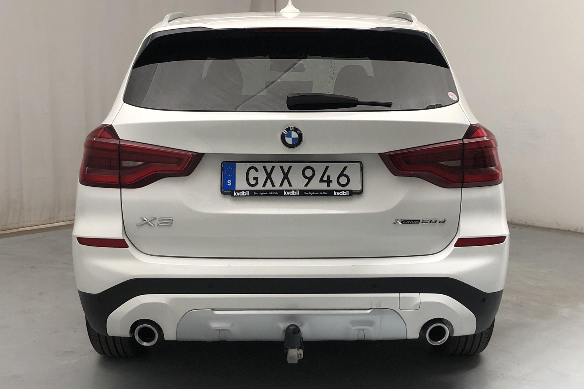 BMW X3 xDrive20d, G01 (190hk) - 7 968 mil - Automat - vit - 2018