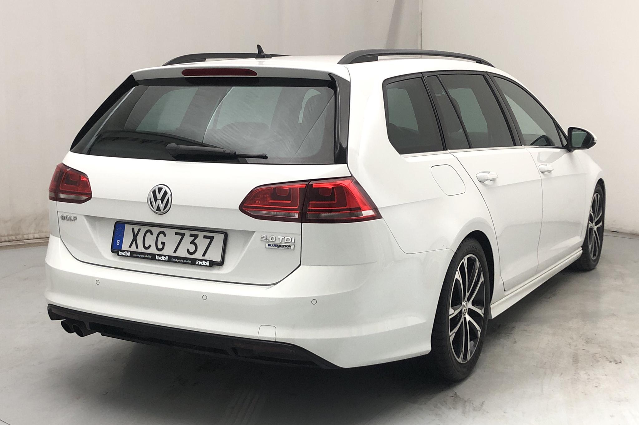 VW Golf VII 2.0 TDI BlueMotion Technology Sportscombi (150hk) - 90 800 km - Automatic - white - 2017