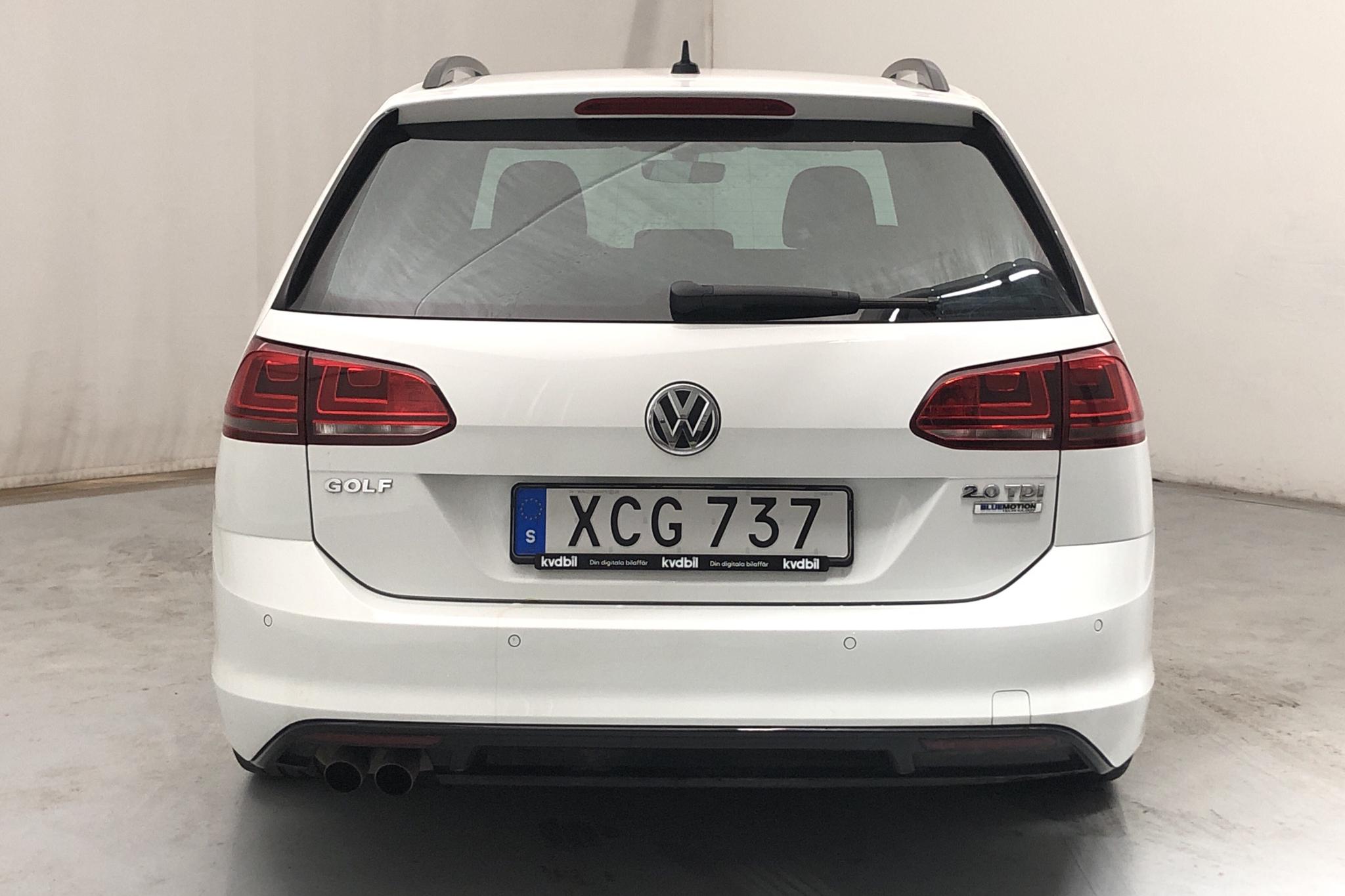 VW Golf VII 2.0 TDI BlueMotion Technology Sportscombi (150hk) - 90 800 km - Automatic - white - 2017