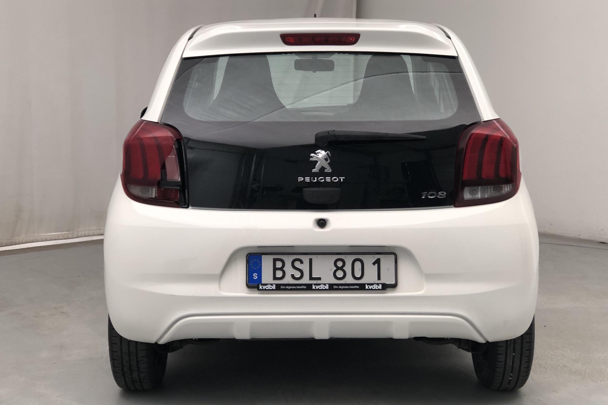 Peugeot 108 PureTech 5dr (68hk) - 5 092 mil - Manuell - vit - 2015