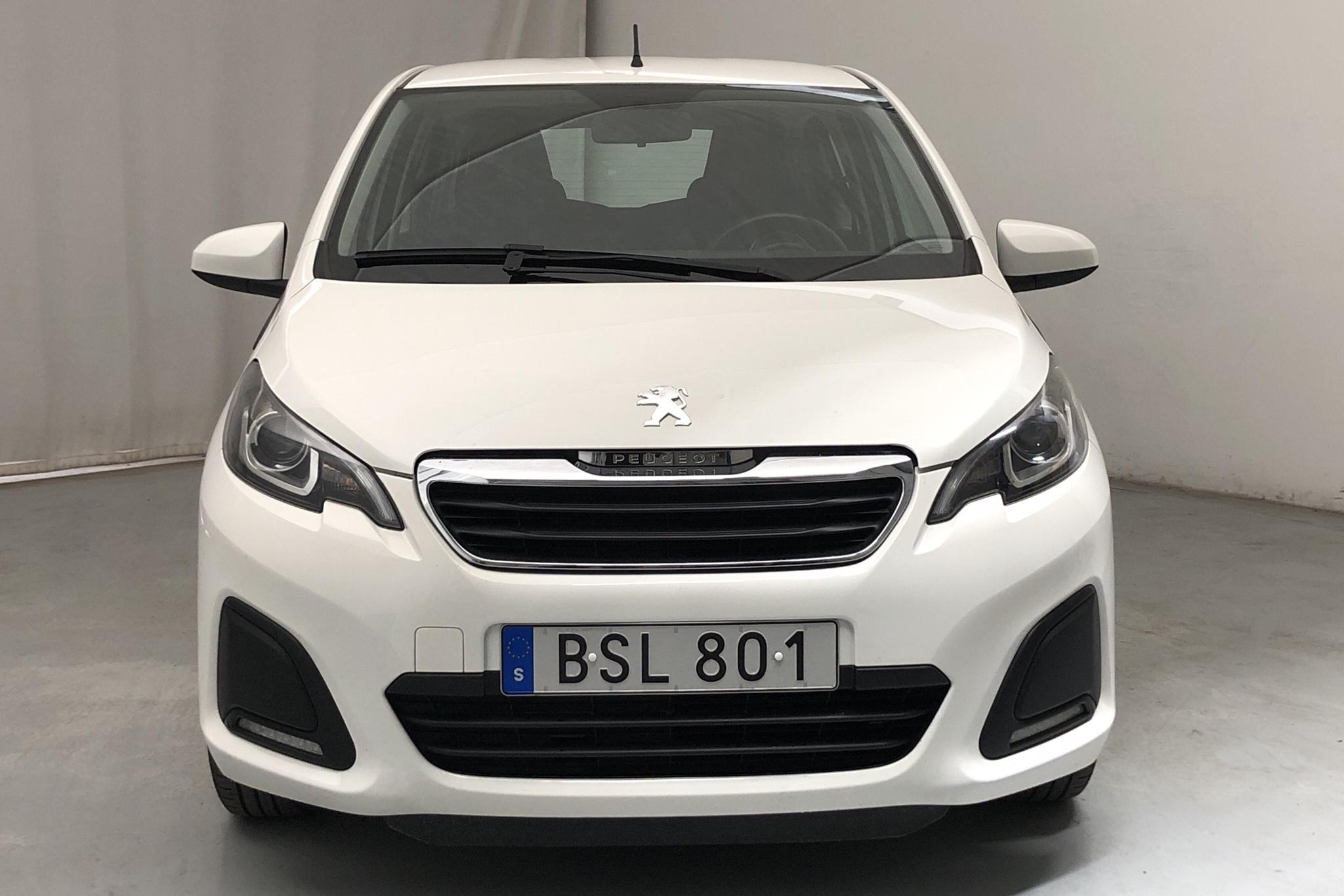 Peugeot 108 PureTech 5dr (68hk) - 50 920 km - Manual - white - 2015