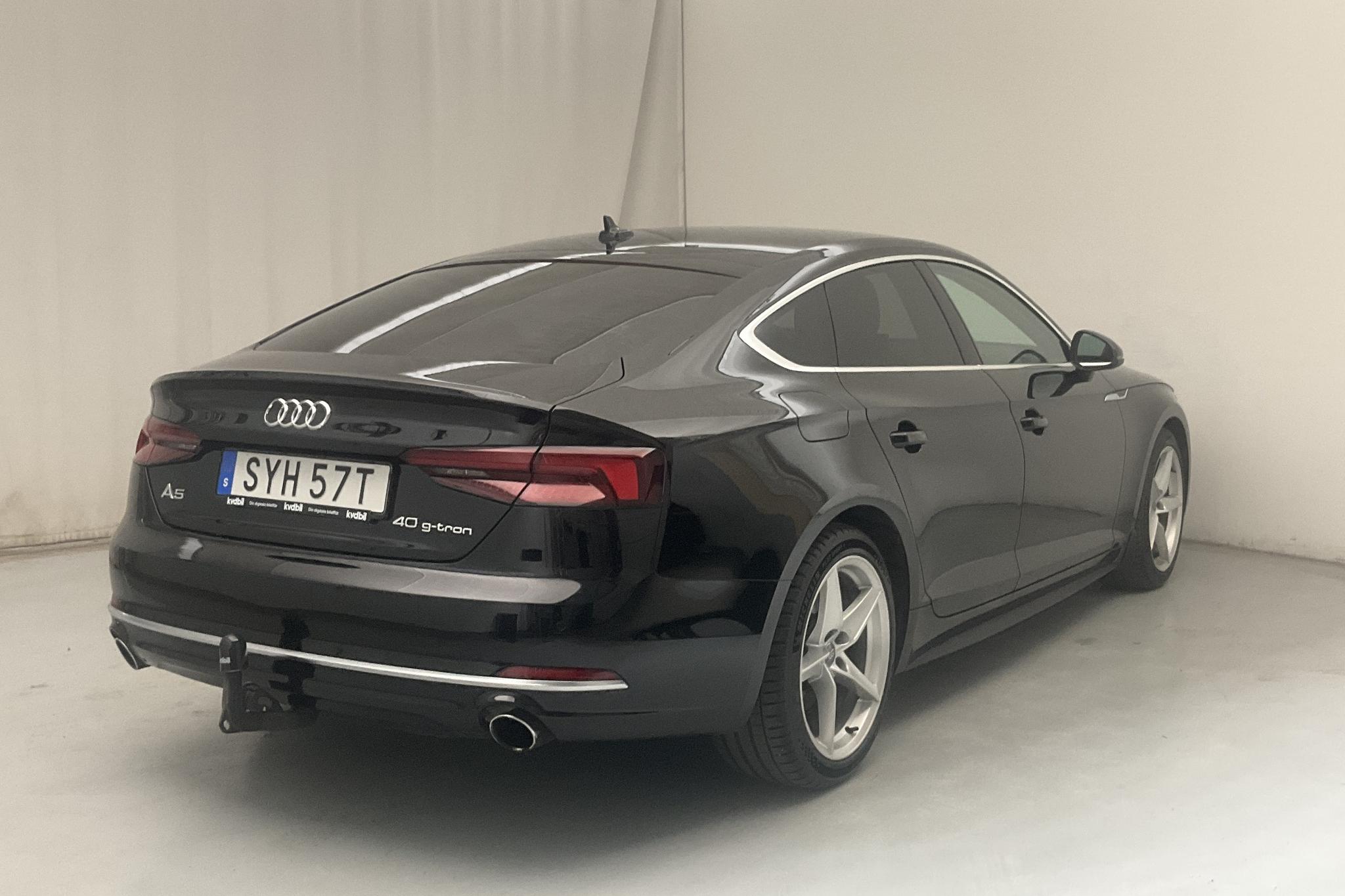 Audi A5 Sportback TFSI g-tron (170hk) - 10 311 mil - Automat - svart - 2019