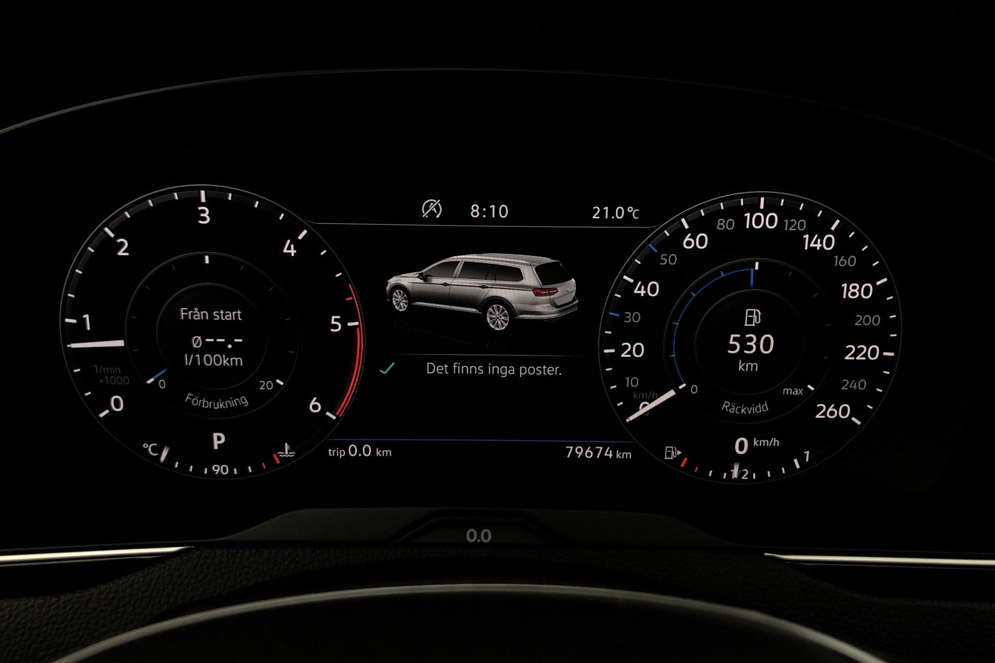 VW Passat 2.0 TDI Sportscombi (190hk) - 79 640 km - Automatic - white - 2018