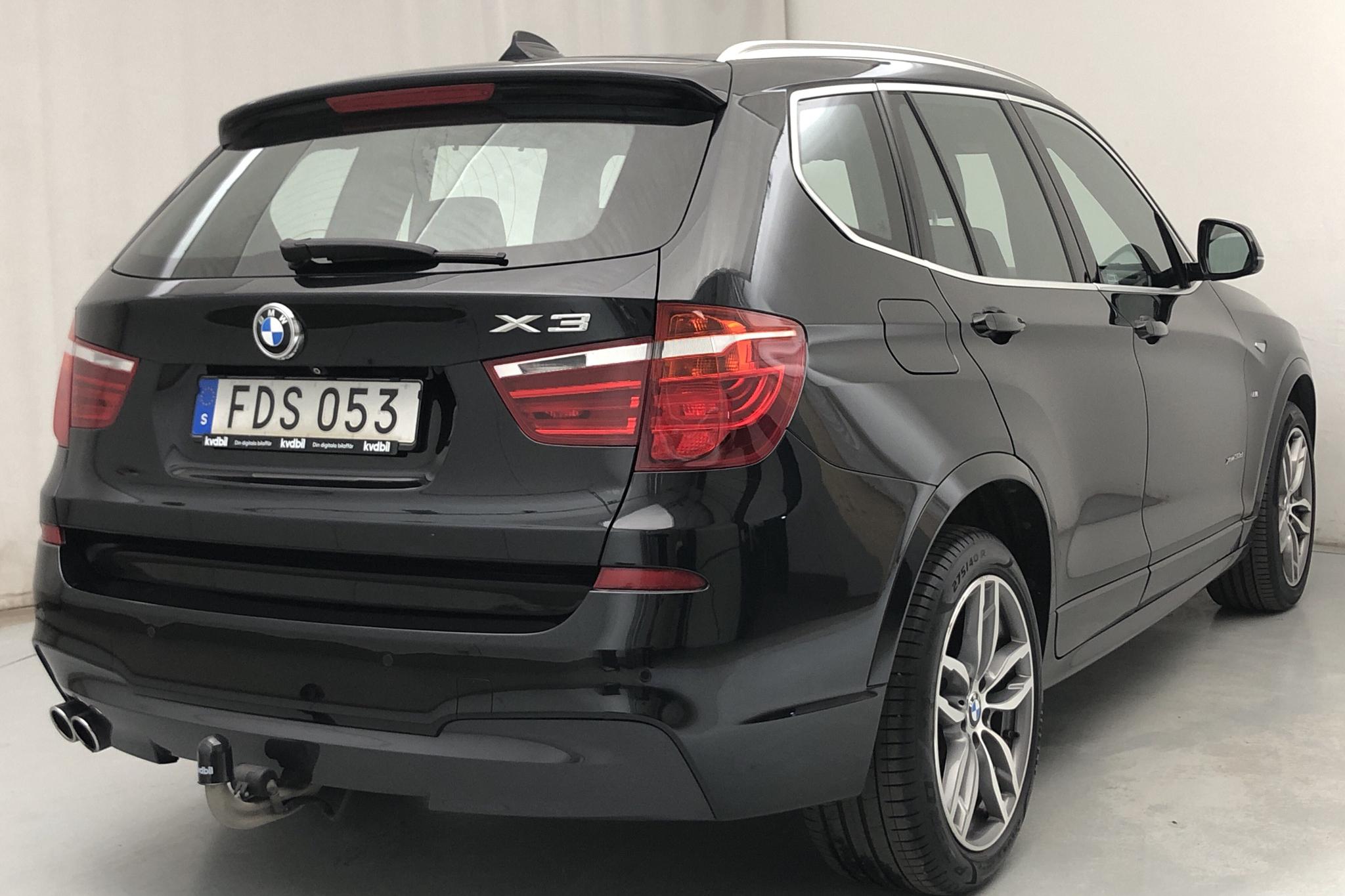 BMW X3 xDrive30d, F25 (258hk) - 145 540 km - Automatic - black - 2015
