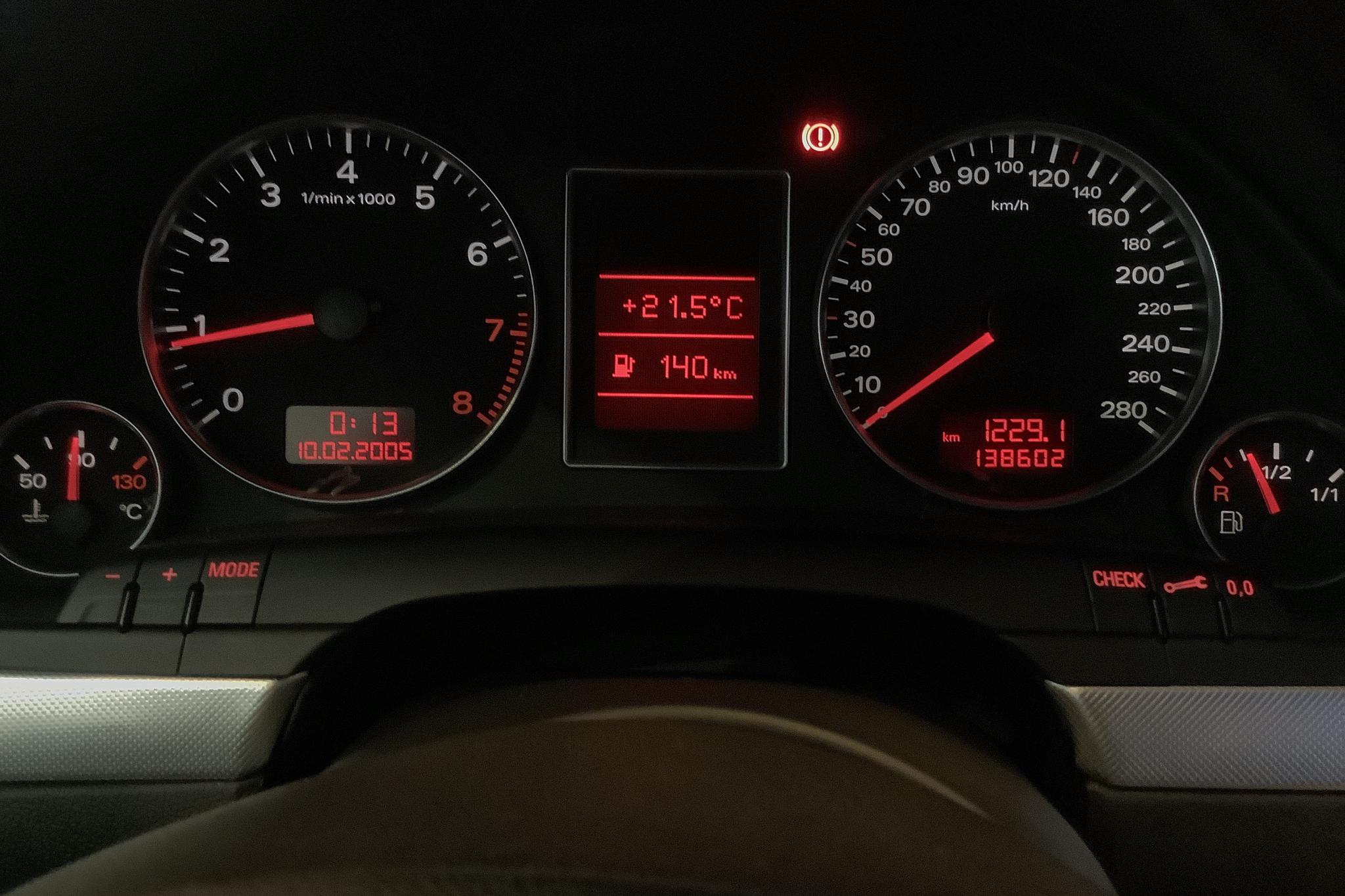 Audi A4 2.0T Avant quattro (200hk) - 138 600 km - Manual - silver - 2006