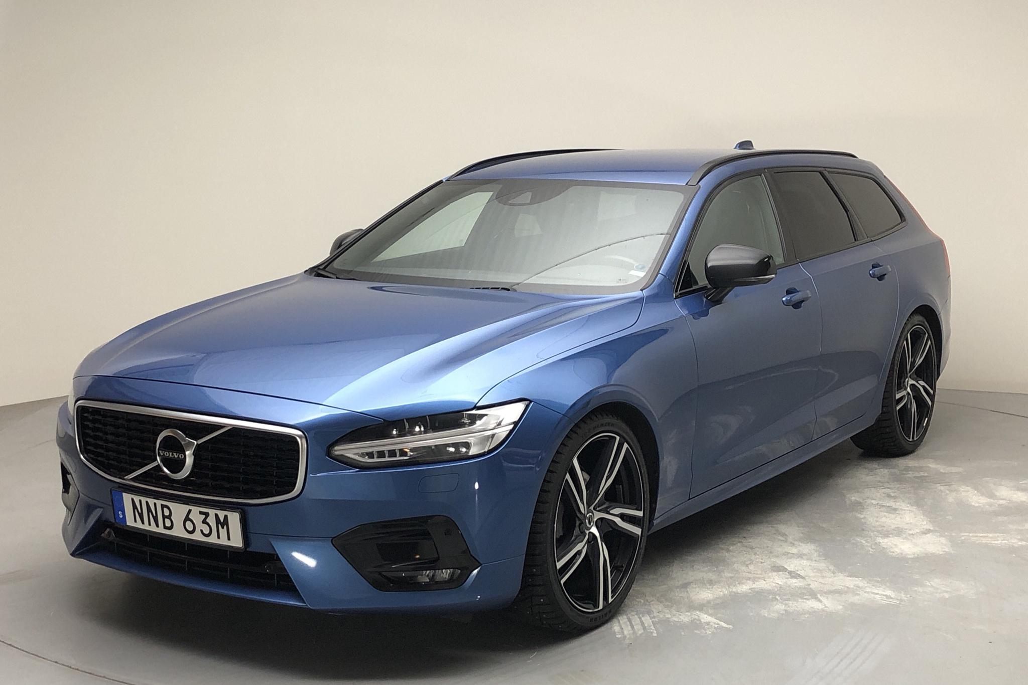 Volvo V90 D4 AWD (190hk) - 82 250 km - Automatic - blue - 2020