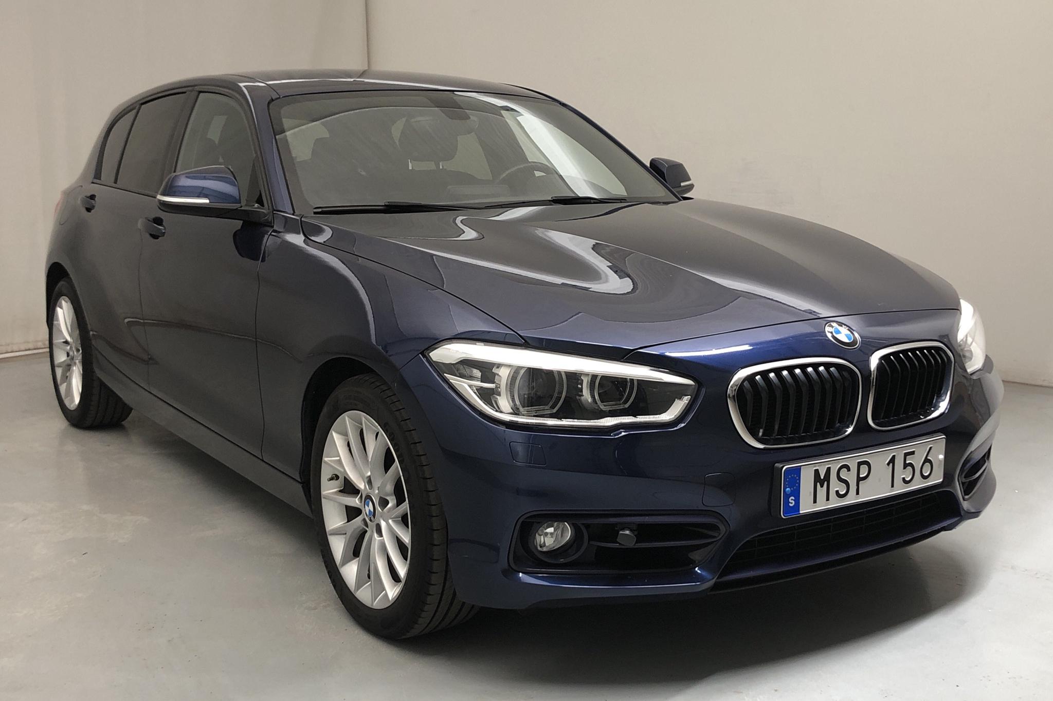 BMW 118d 5dr, F20 (150hk) - 60 430 km - Automatic - blue - 2016