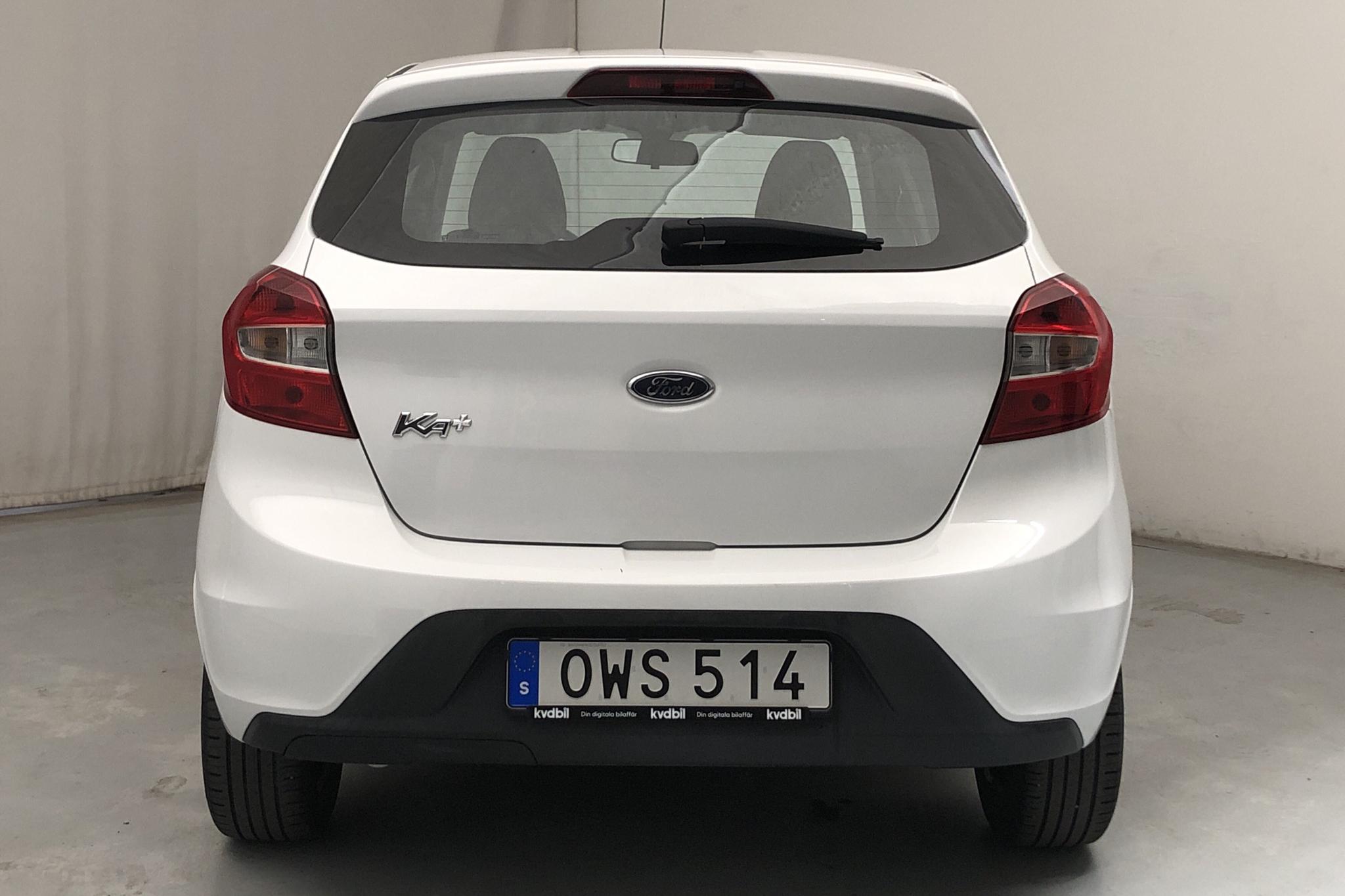 Ford KA+ 1.2 (85hk) - 58 020 km - Manual - white - 2017