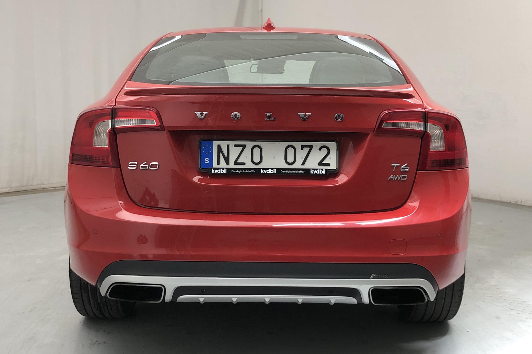 Volvo S60 T6 AWD (329hk) - 174 420 km - Automatic - red - 2014