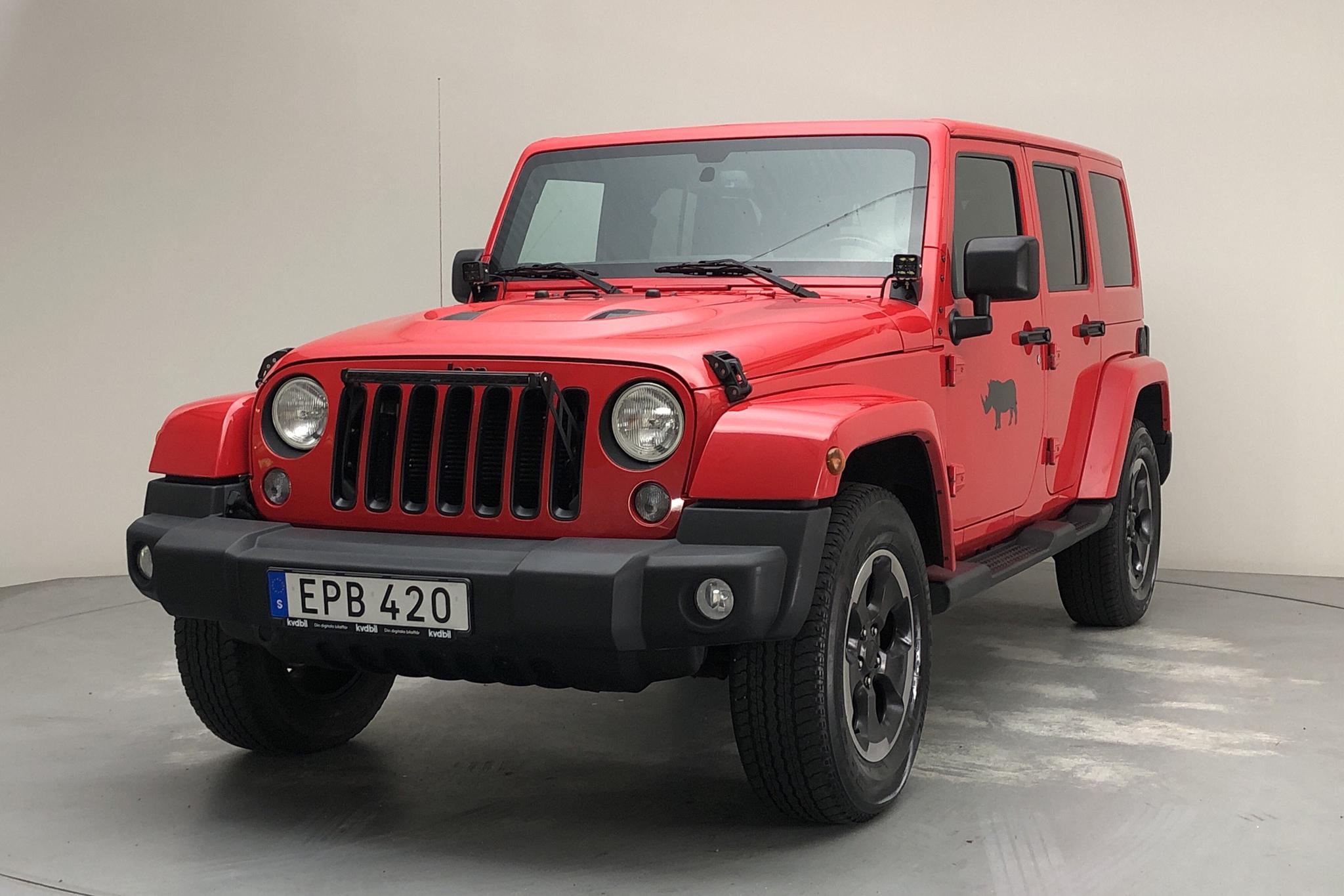 Jeep Wrangler Unlimited 3.6 V6 4dr (284hk) - 134 450 km - Automatic - red - 2015