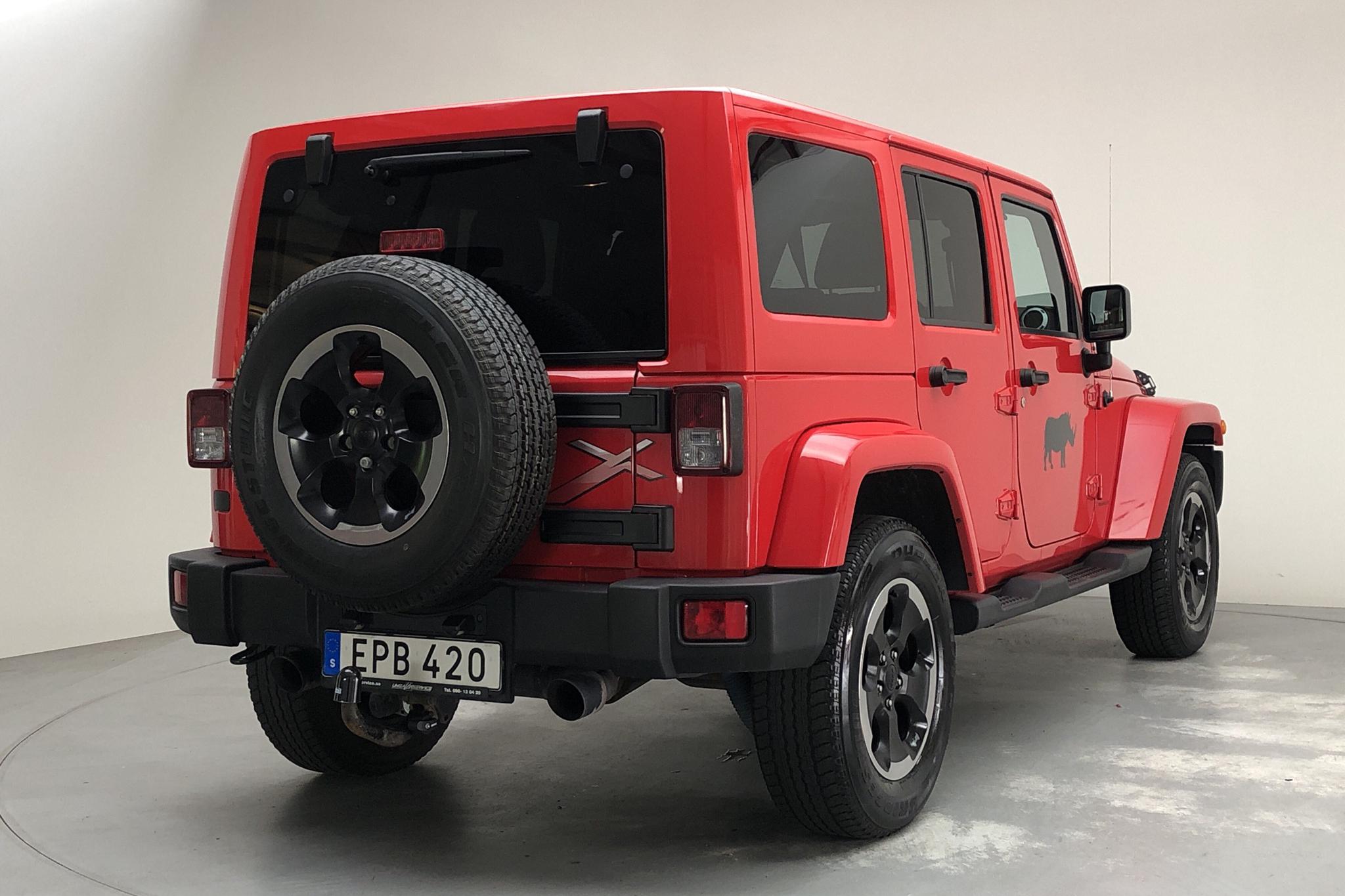 Jeep Wrangler Unlimited 3.6 V6 4dr (284hk) - 134 450 km - Automatic - red - 2015