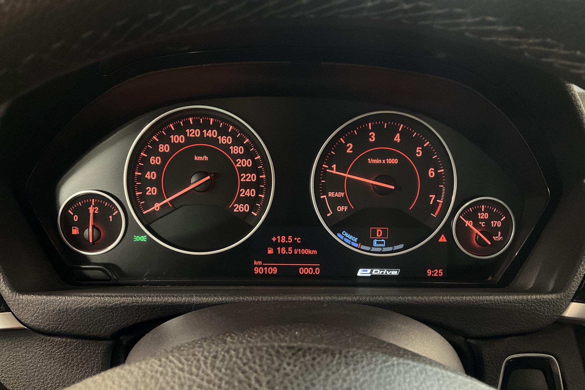 BMW 330e Sedan, F30 (252hk) - 90 110 km - Automatic - black - 2017