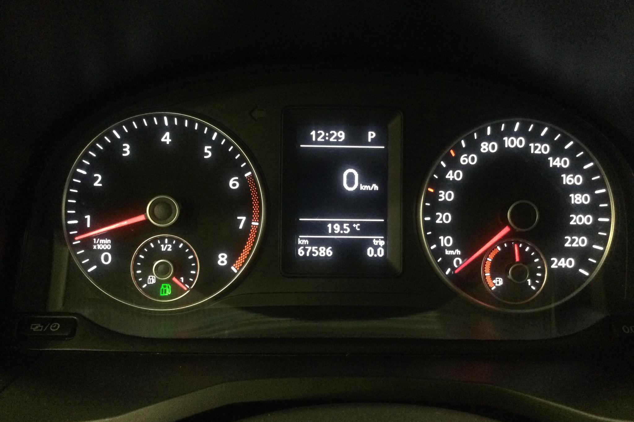 VW Caddy 1.4 TGI Maxi (110hk) - 67 580 km - Automatic - white - 2018