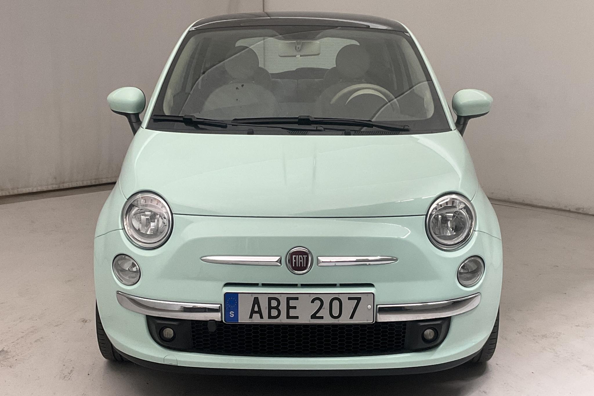 Fiat 500 1.2 (69hk) - 57 790 km - Manual - green - 2014