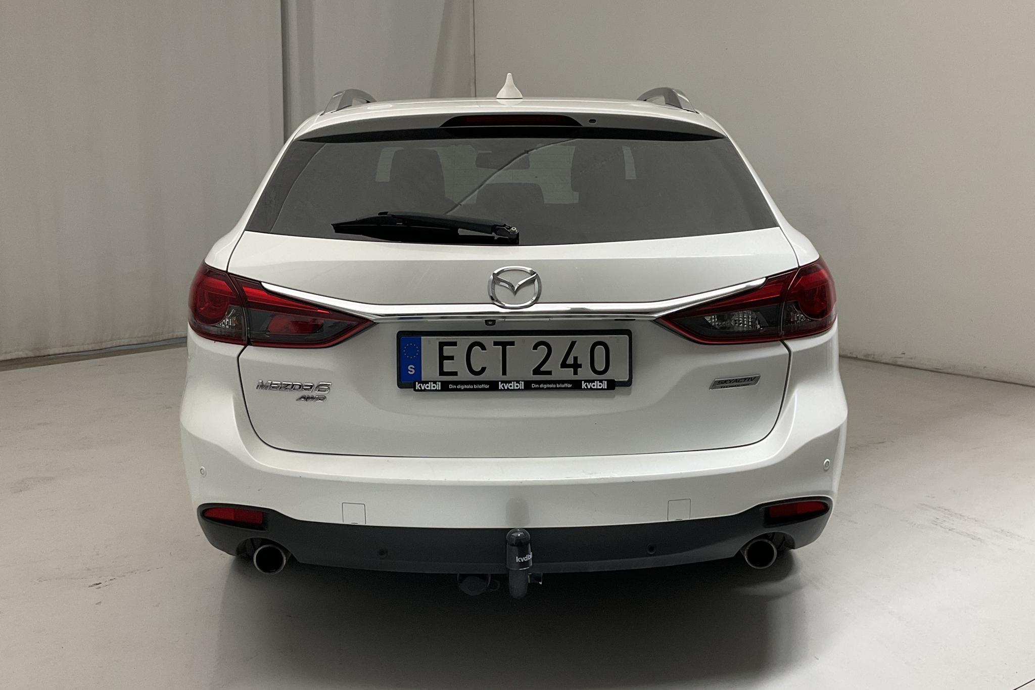 Mazda 6 2.2 DE Kombi AWD (175hk) - 8 493 mil - Automat - vit - 2017