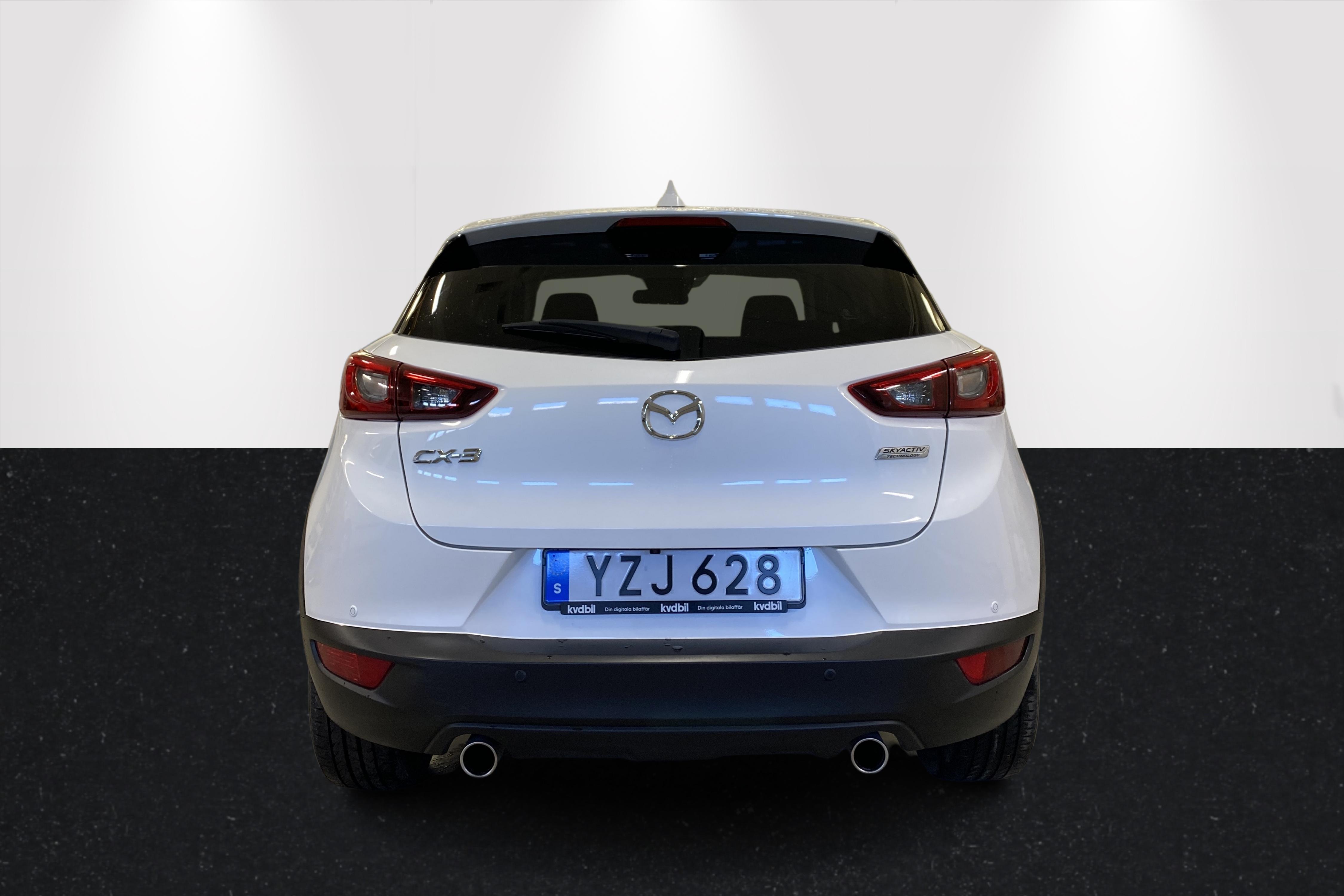 Mazda CX-3 2.0 2WD (120hk) - 9 747 mil - Manuell - vit - 2018