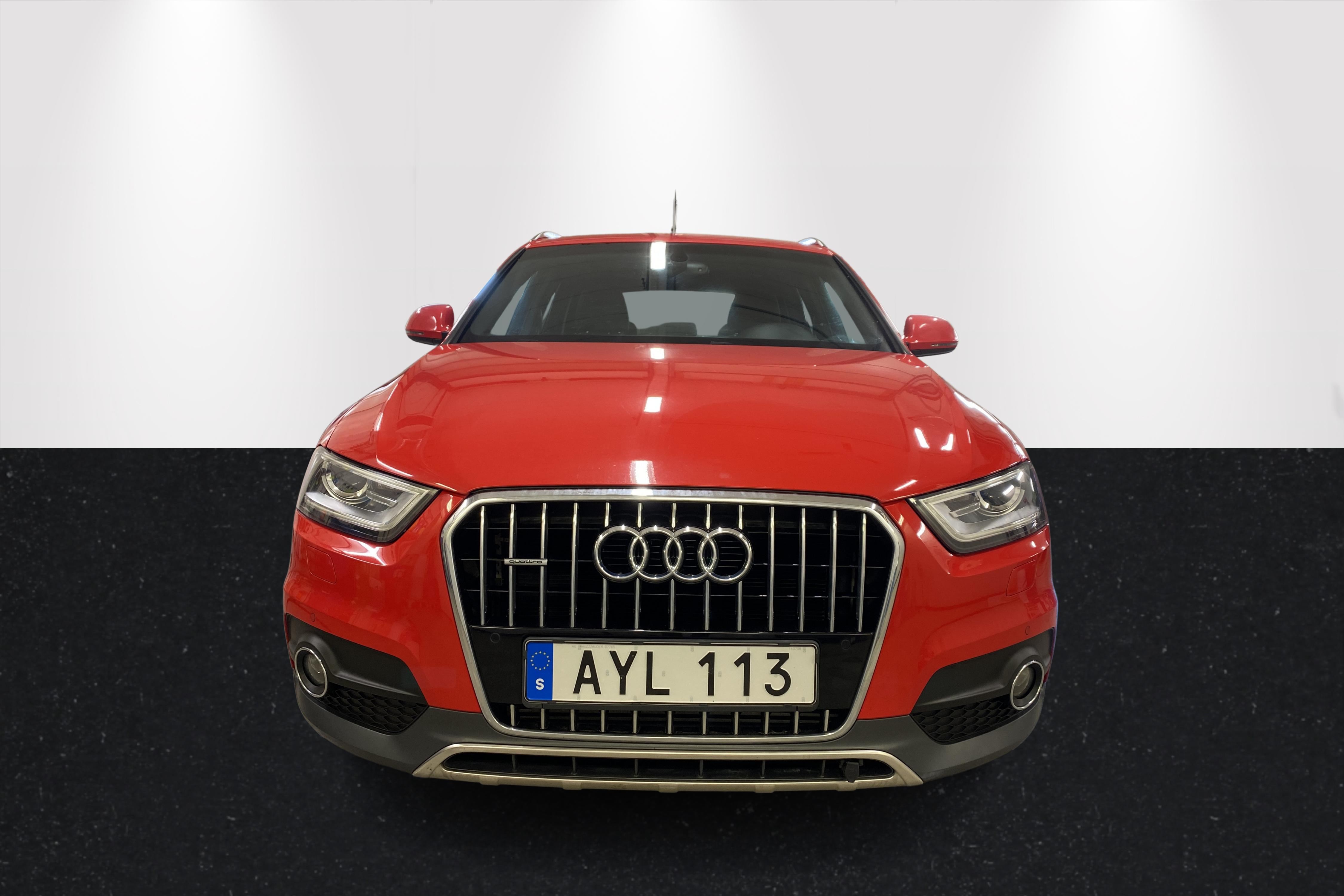 Audi Q3 2.0 TDI quattro (177hk) - 7 489 mil - Automat - röd - 2014