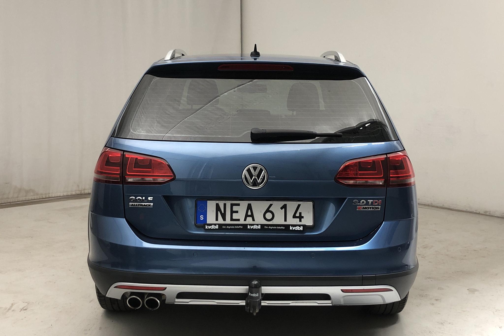 VW Golf Alltrack 2.0 TDI Sportscombi 4Motion (184hk) - 90 700 km - Automatic - blue - 2016
