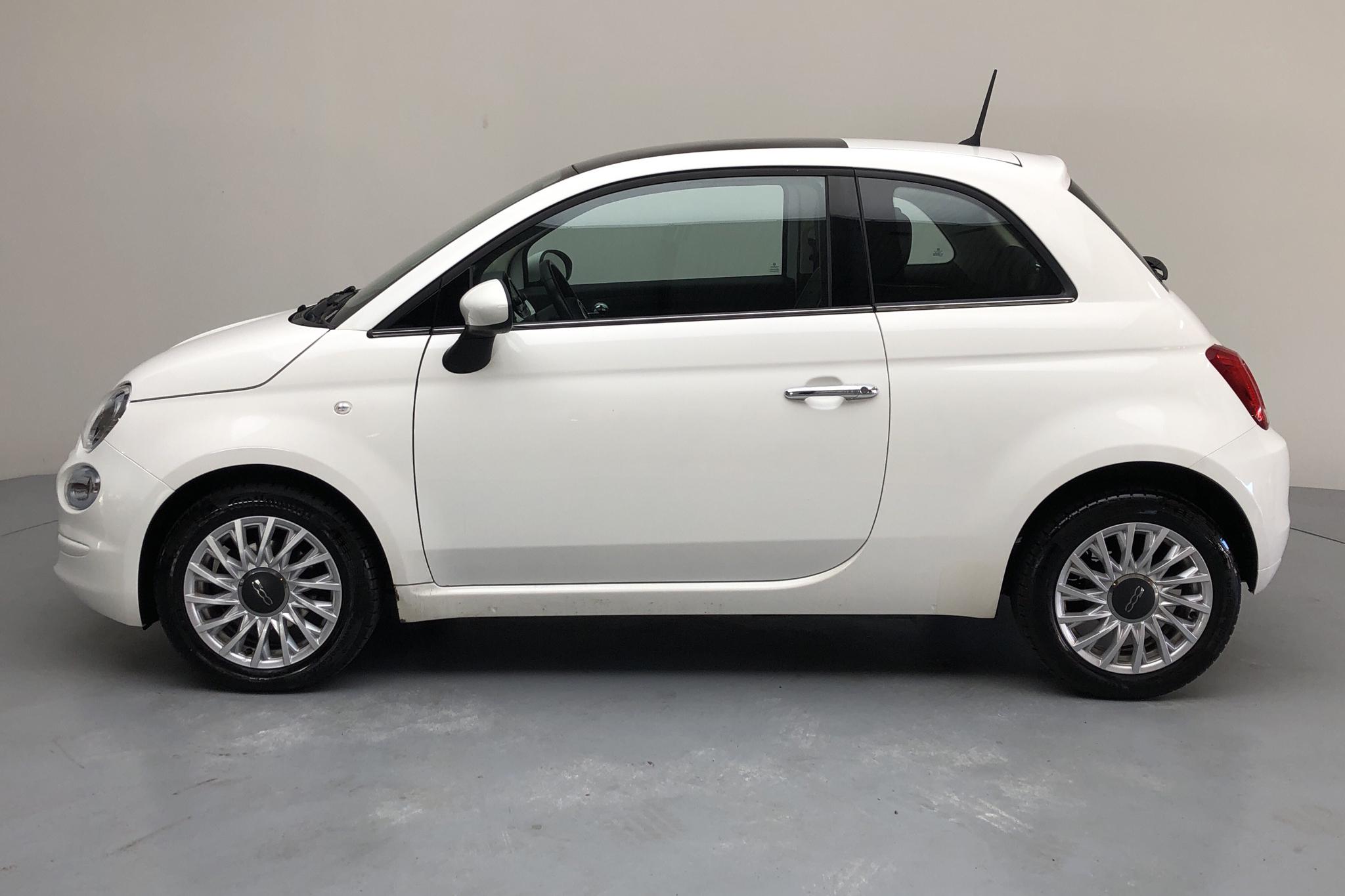 Fiat 500 1.2 (69hk) - 37 740 km - Manual - white - 2017
