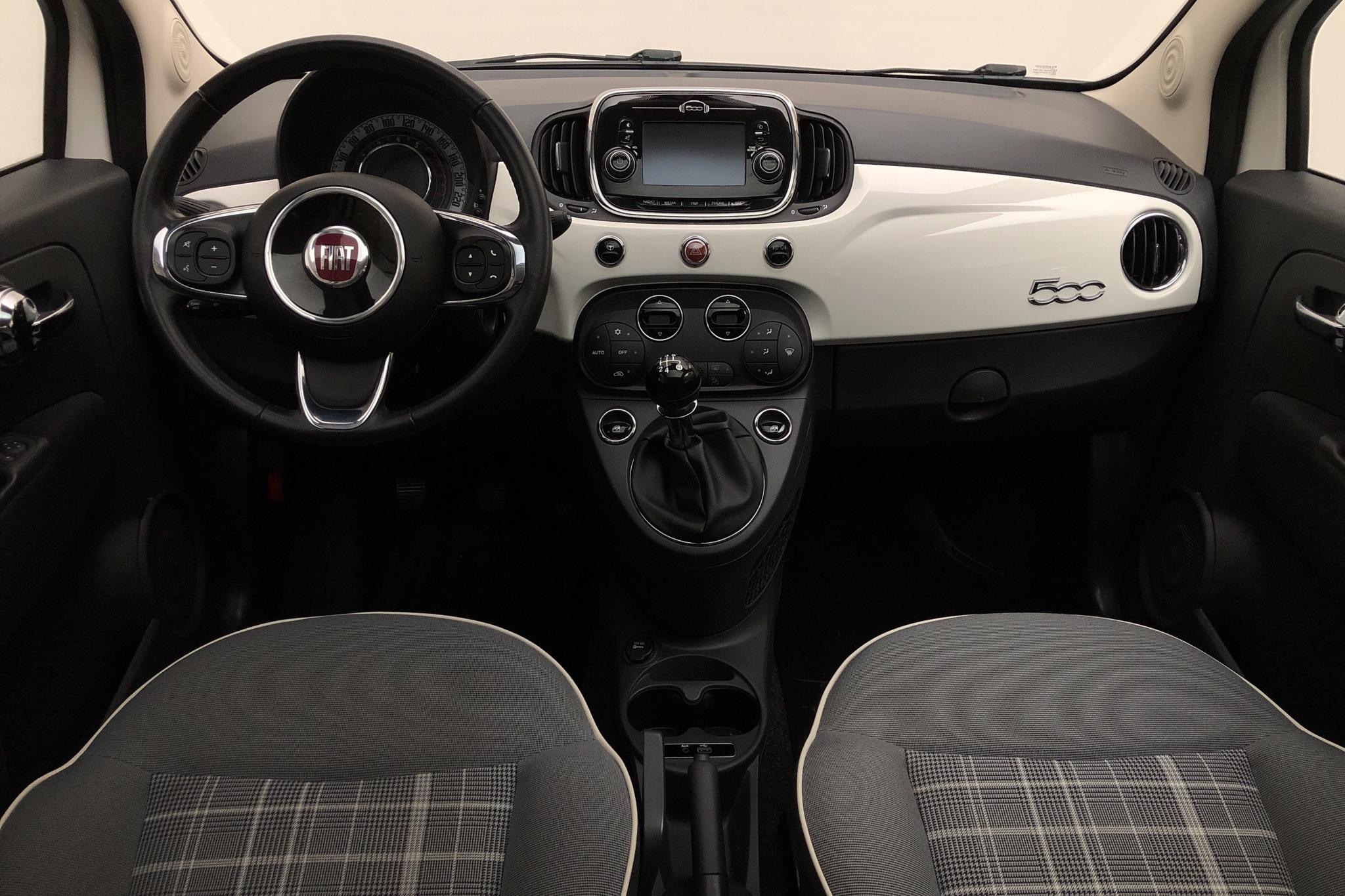 Fiat 500 1.2 (69hk) - 3 774 mil - Manuell - vit - 2017