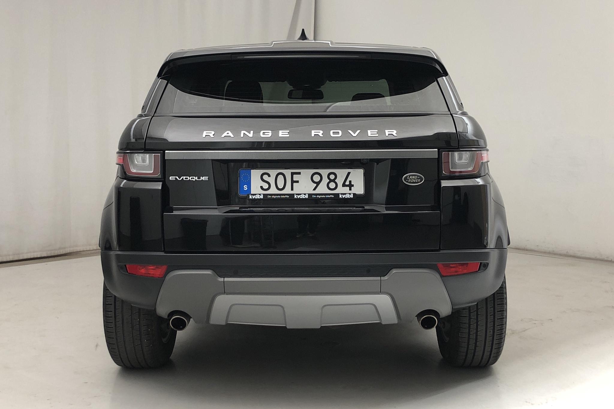 Land Rover Range Rover Evoque 2.0 TD4 AWD 5dr (150hk) - 75 950 km - Automatic - black - 2017