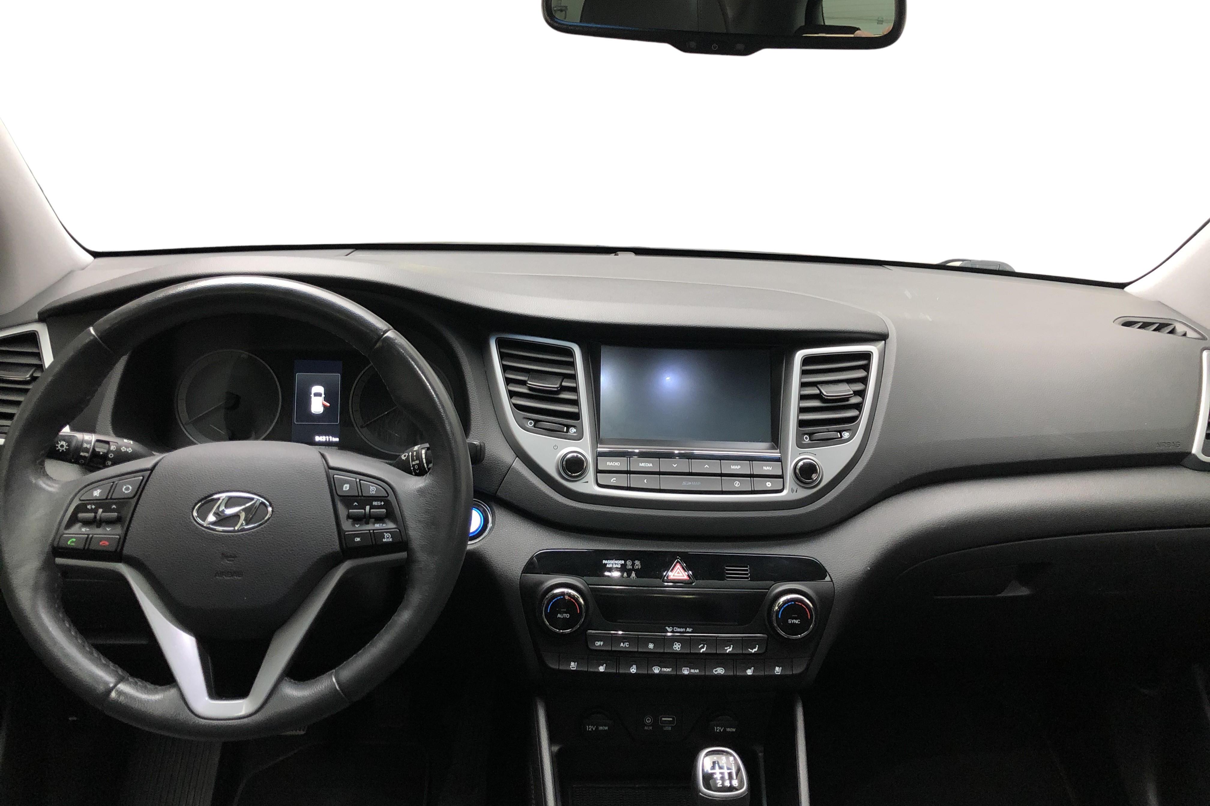 Hyundai Tucson 1.6 T-GDI 4WD (177hk) - 94 310 km - Manual - black - 2018