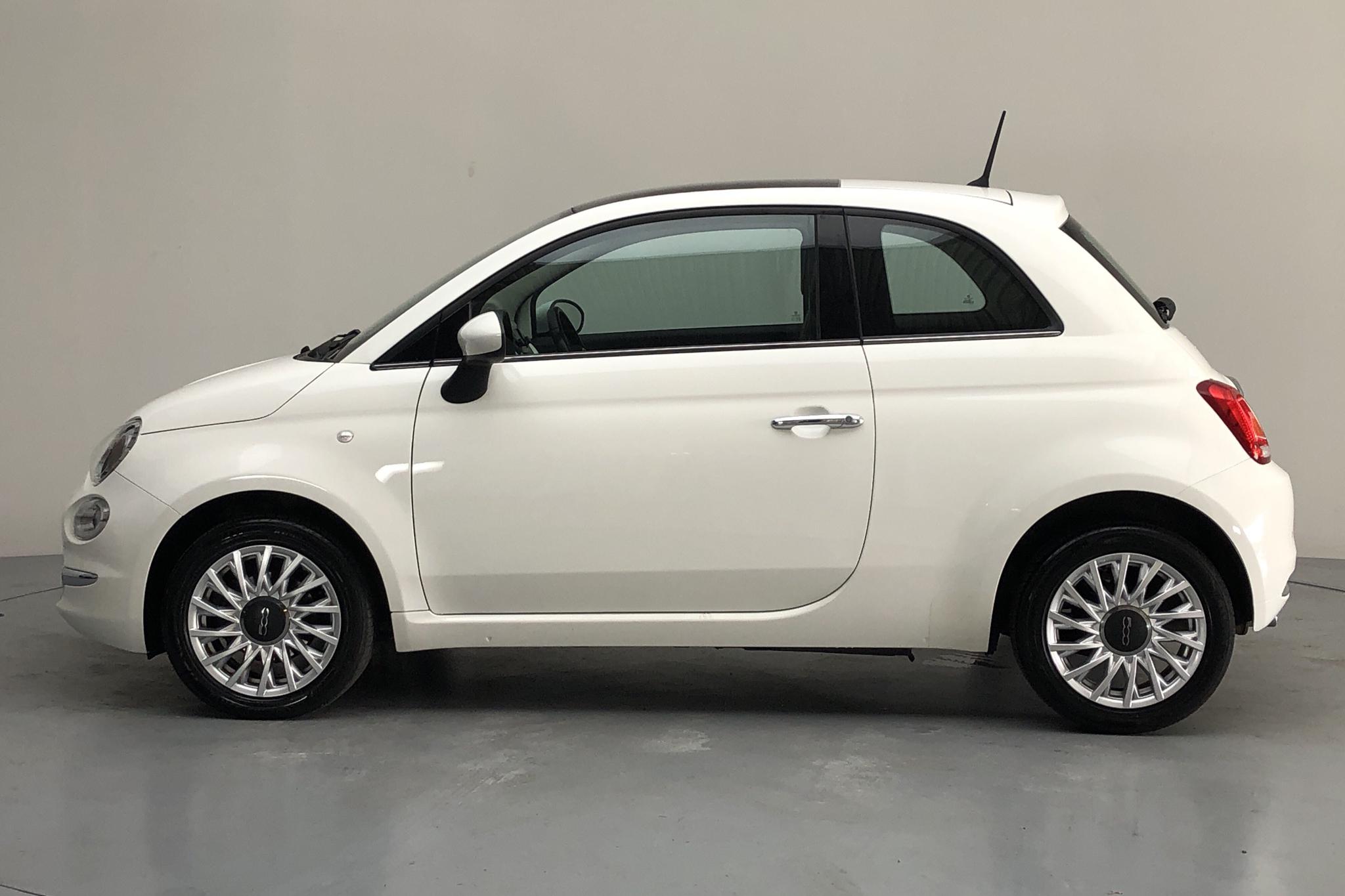 Fiat 500 1.2 (69hk) - 60 940 km - Manual - white - 2017