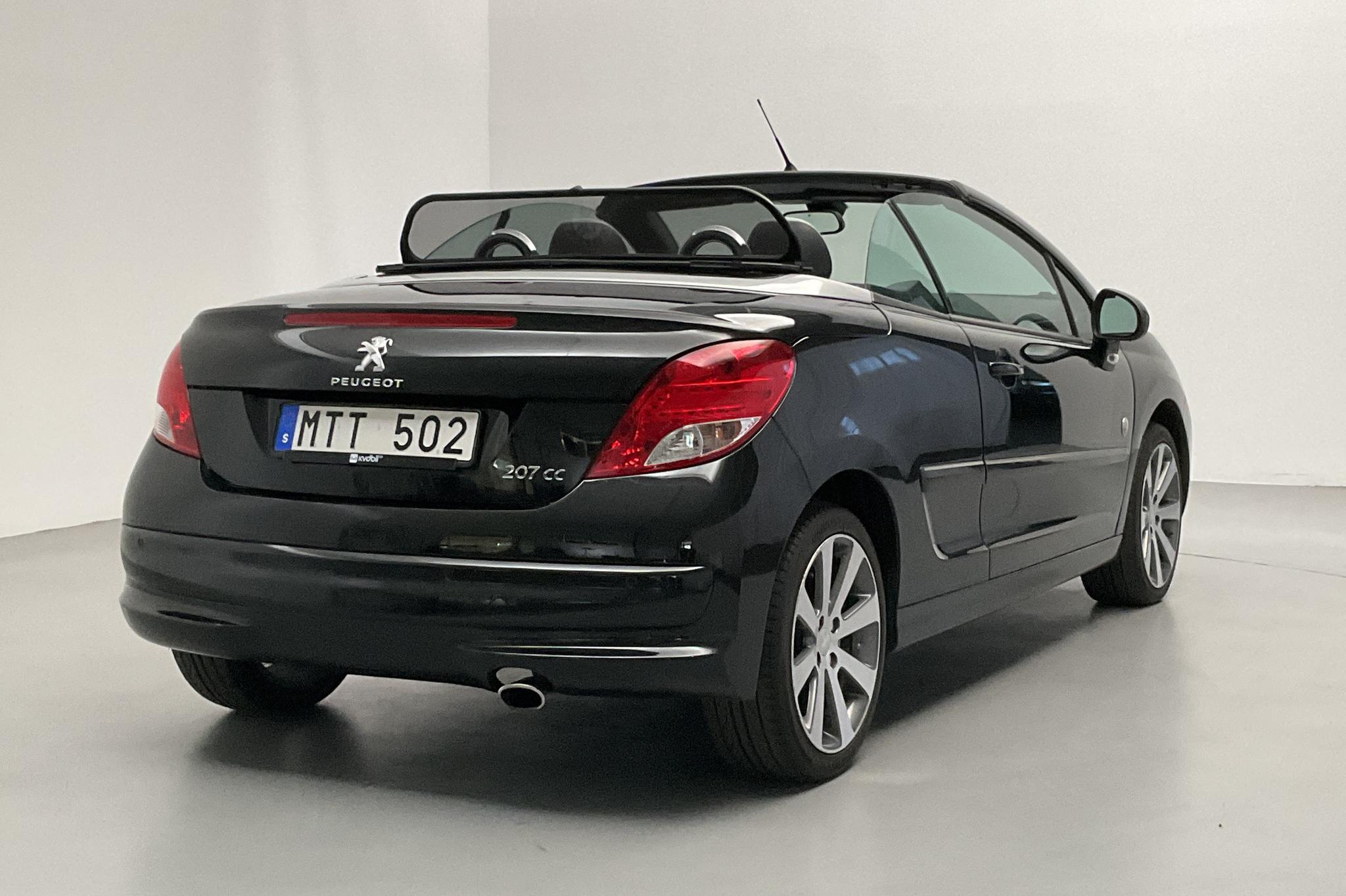 Peugeot 207 CC 1.6 VTi (120hk) - 65 590 km - Manual - black - 2012