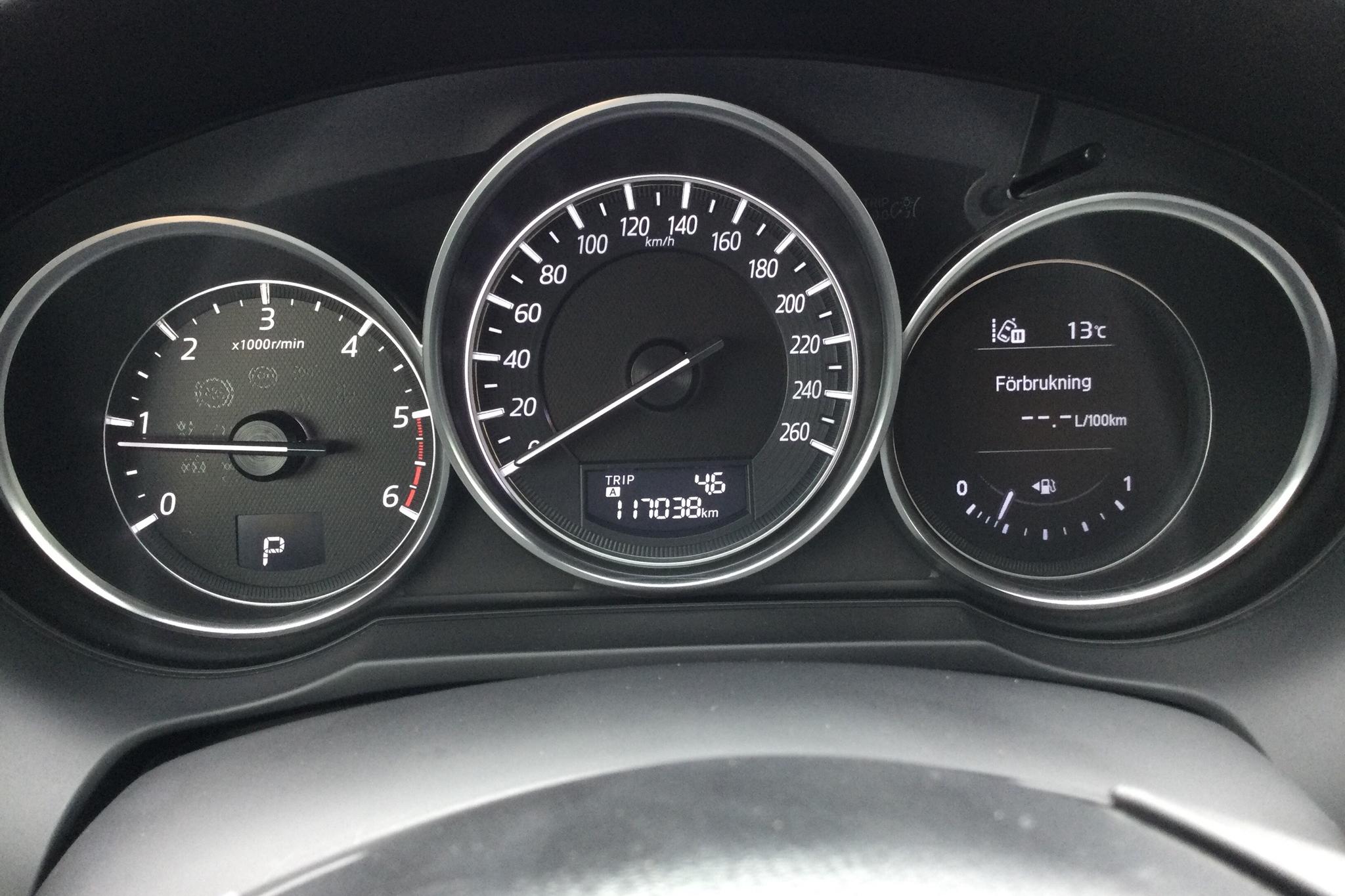 Mazda 6 2.2 DE Kombi AWD (175hk) - 117 030 km - Automatic - brown - 2016