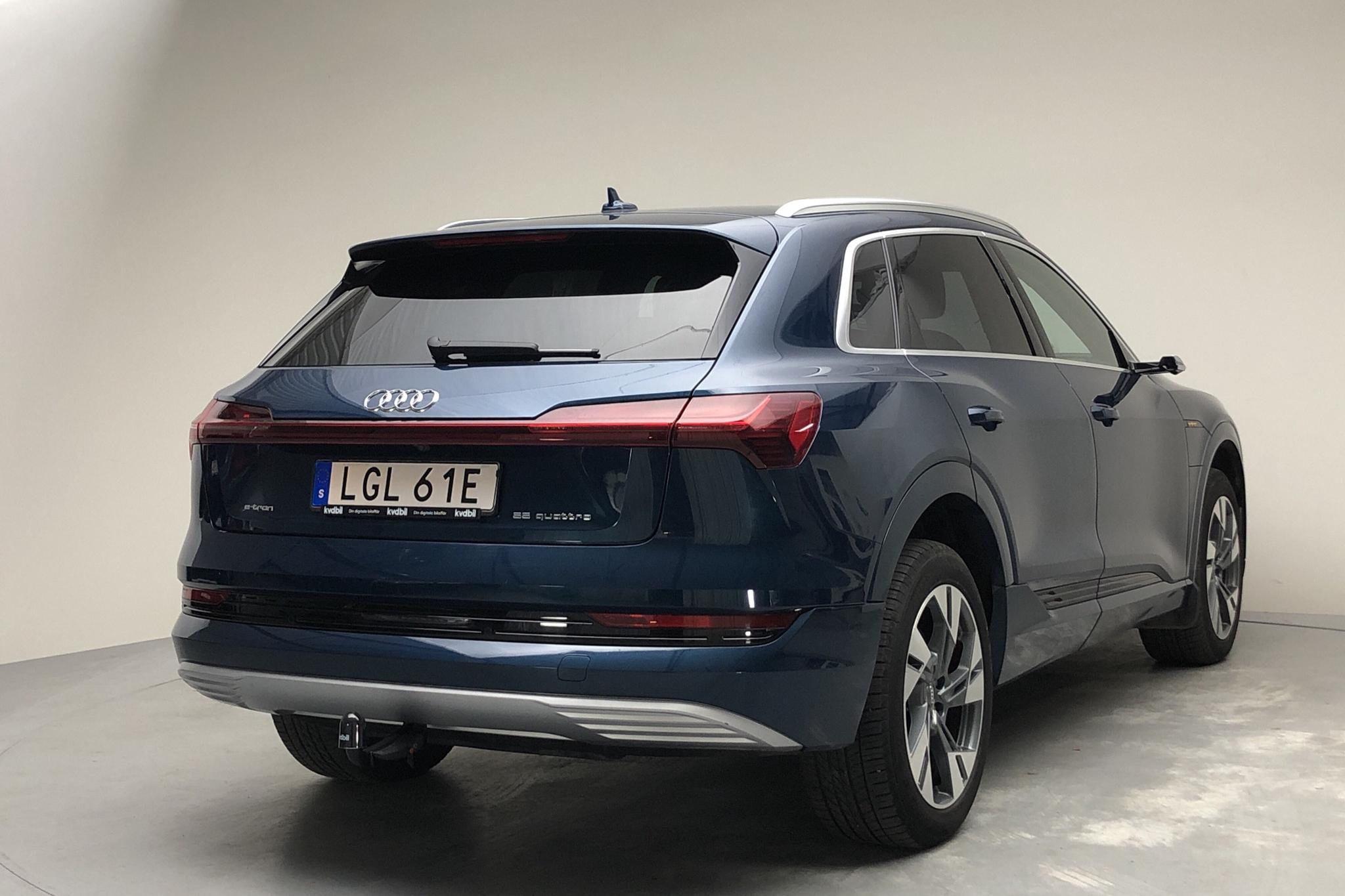 Audi e-tron 55 quattro 95 kWh (360hk) - 76 020 km - Automatic - blue - 2019